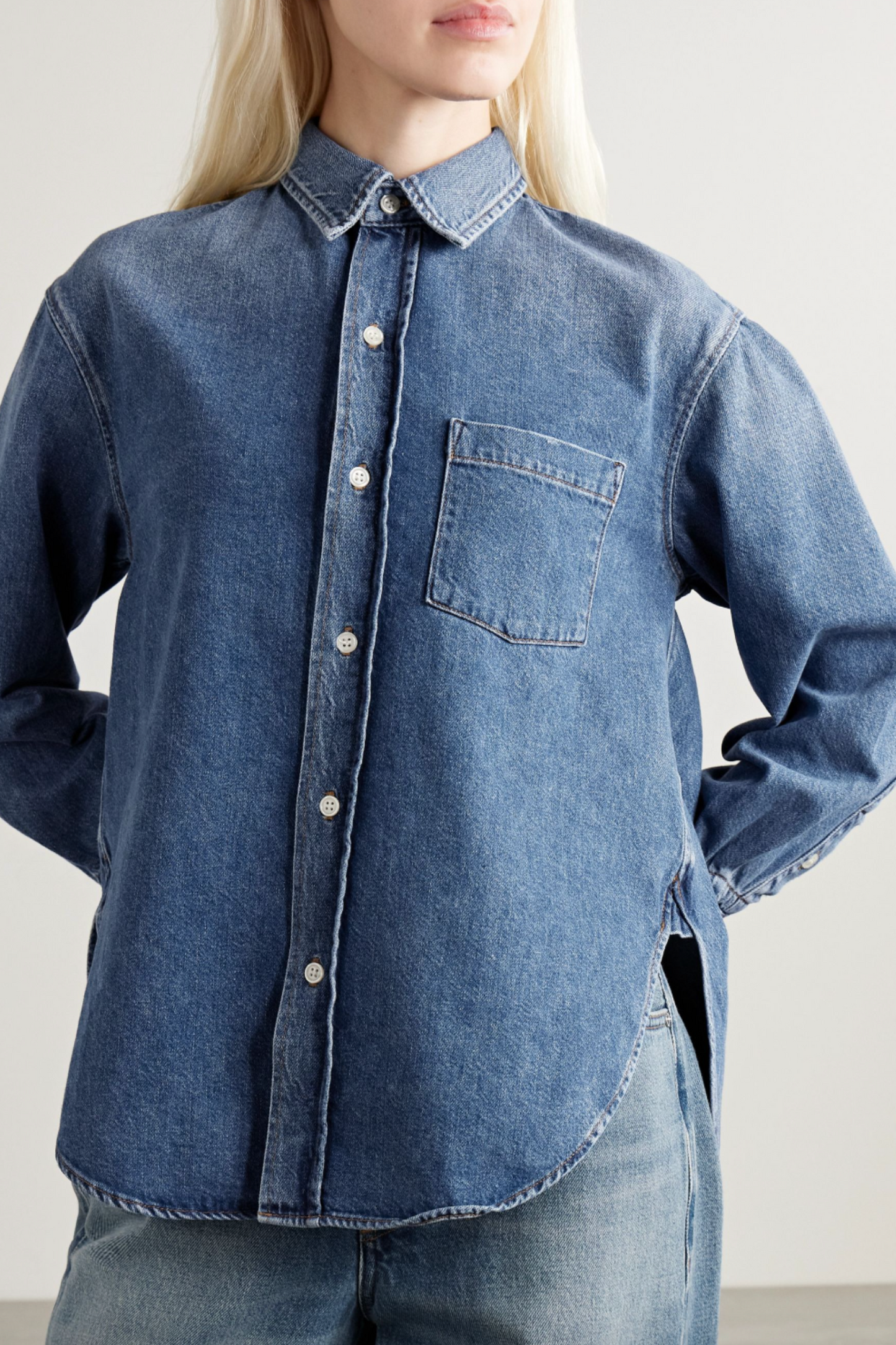 + Argent Harris Denim Shirt