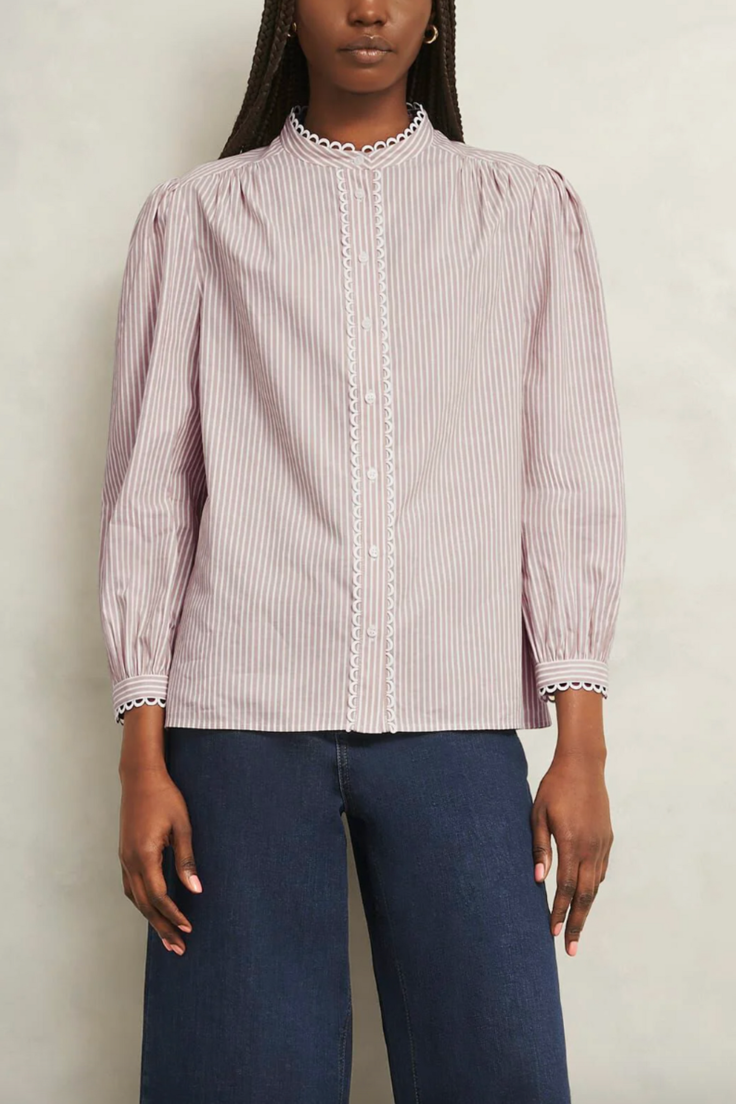 Becca Cotton Stripe Blouse