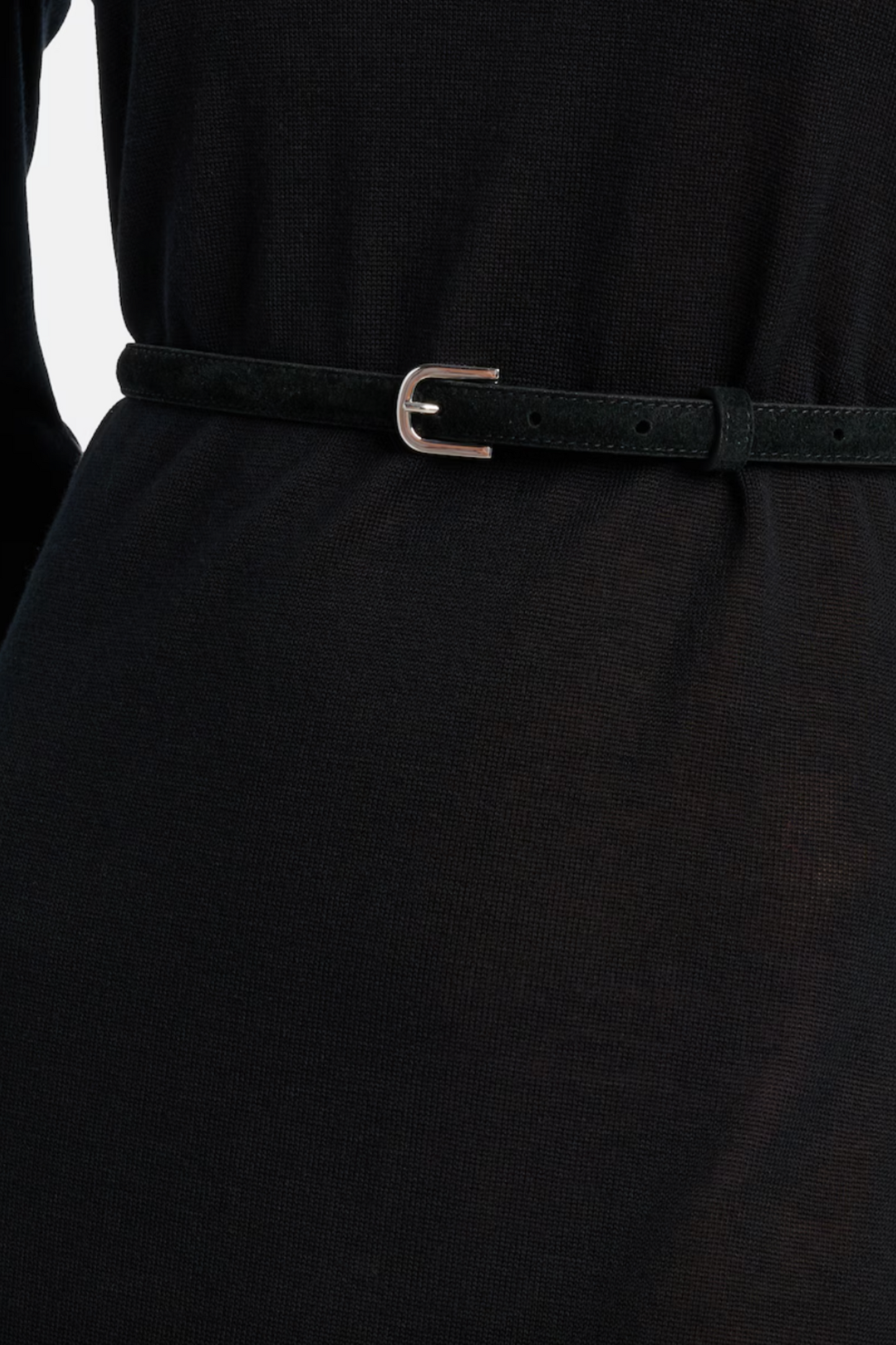 Slim Suede Belt