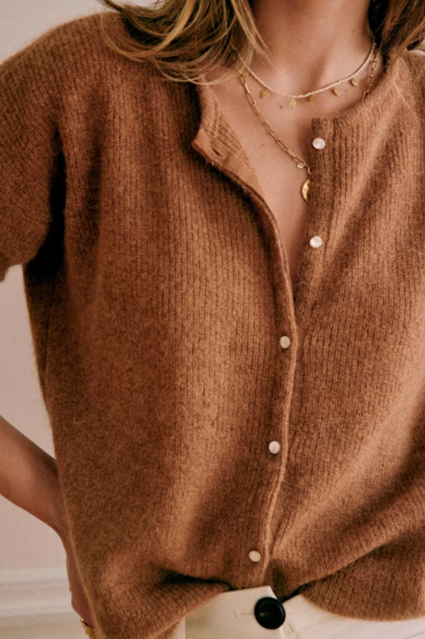 Gaspard Cardigan Camel