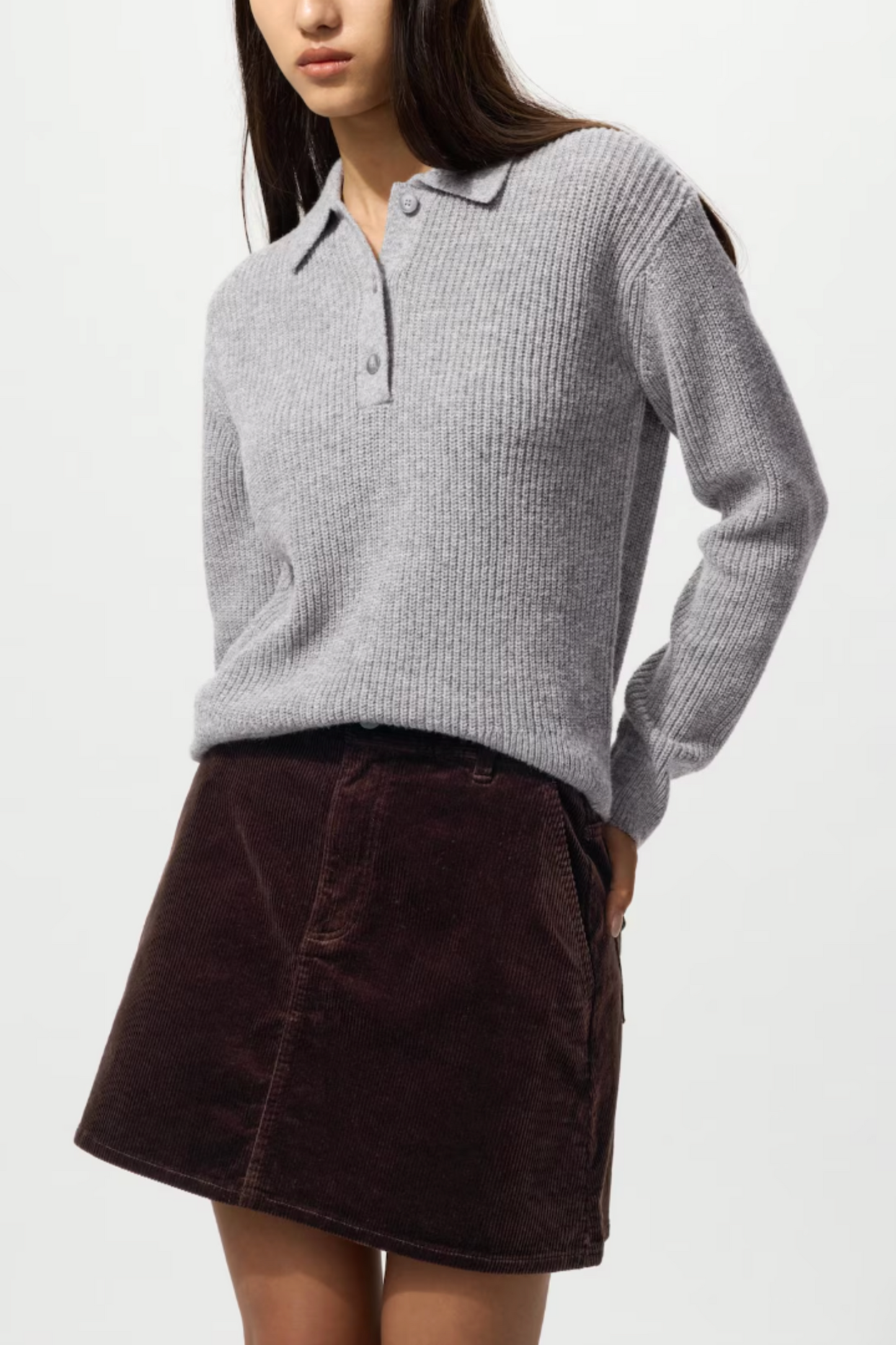 Corduroy Mini Skirt