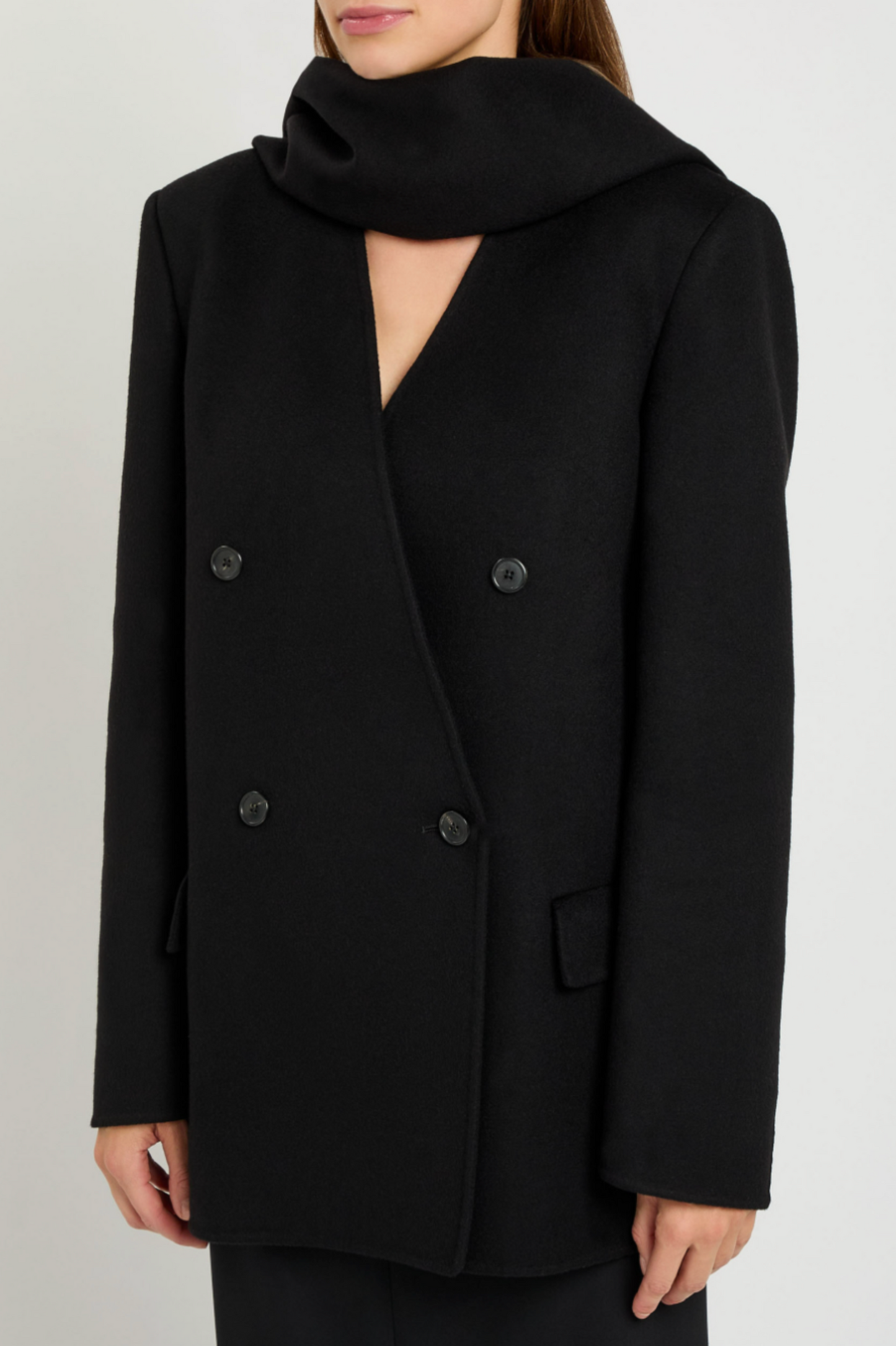 Calitra Scarf-effect Cashmere Jacket