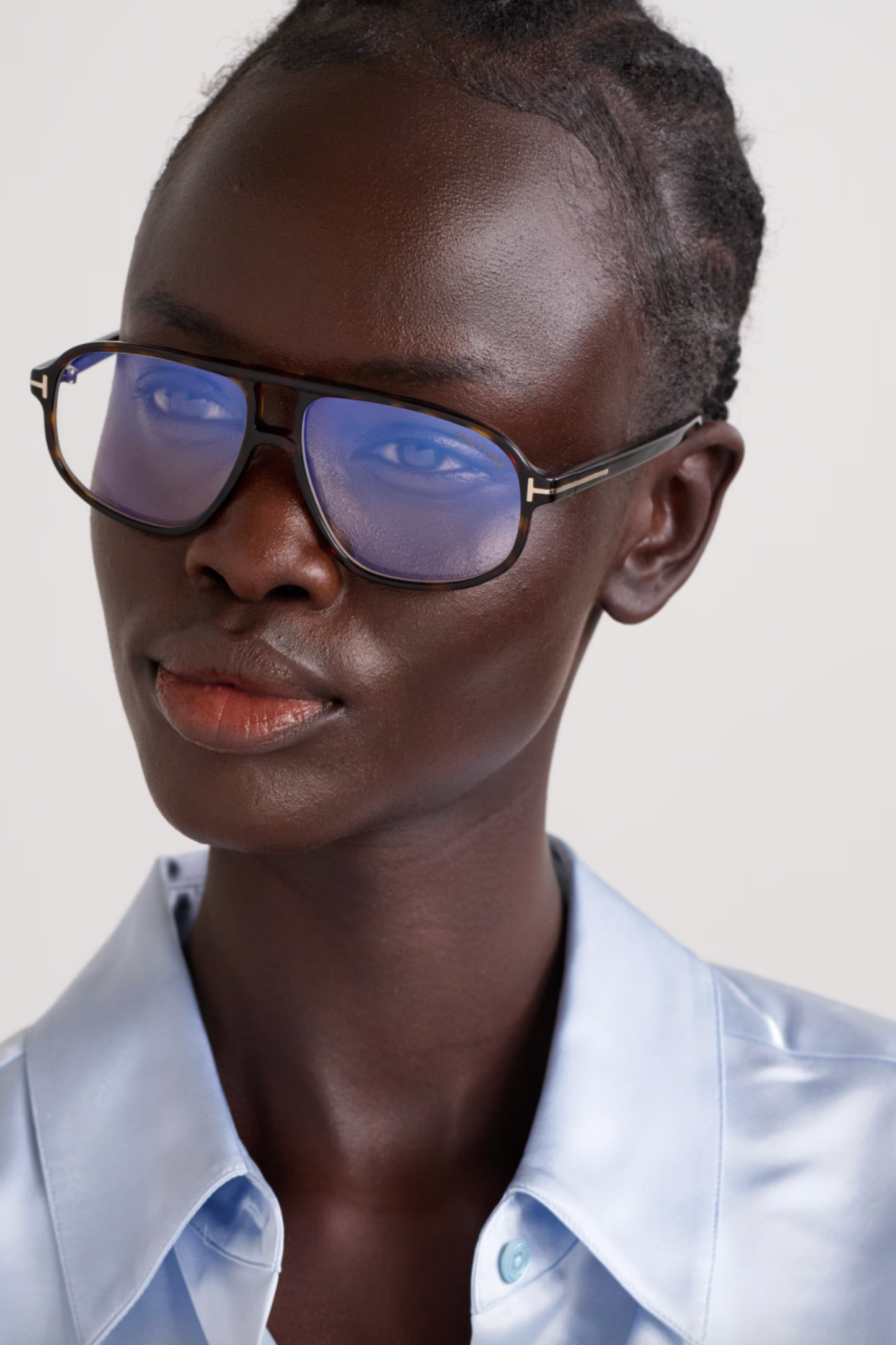 Aviator-style Tortoiseshell Acetate Optical Glasses