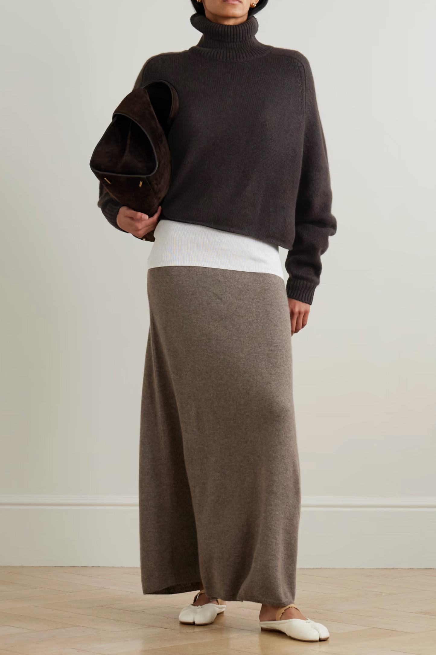 Cathie Cashmere Turtleneck Sweater