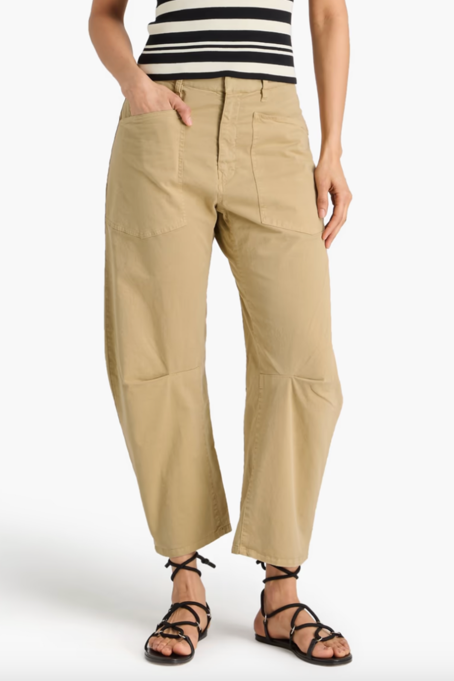 Shon Cropped Cotton-blend Twill Tapered Pants