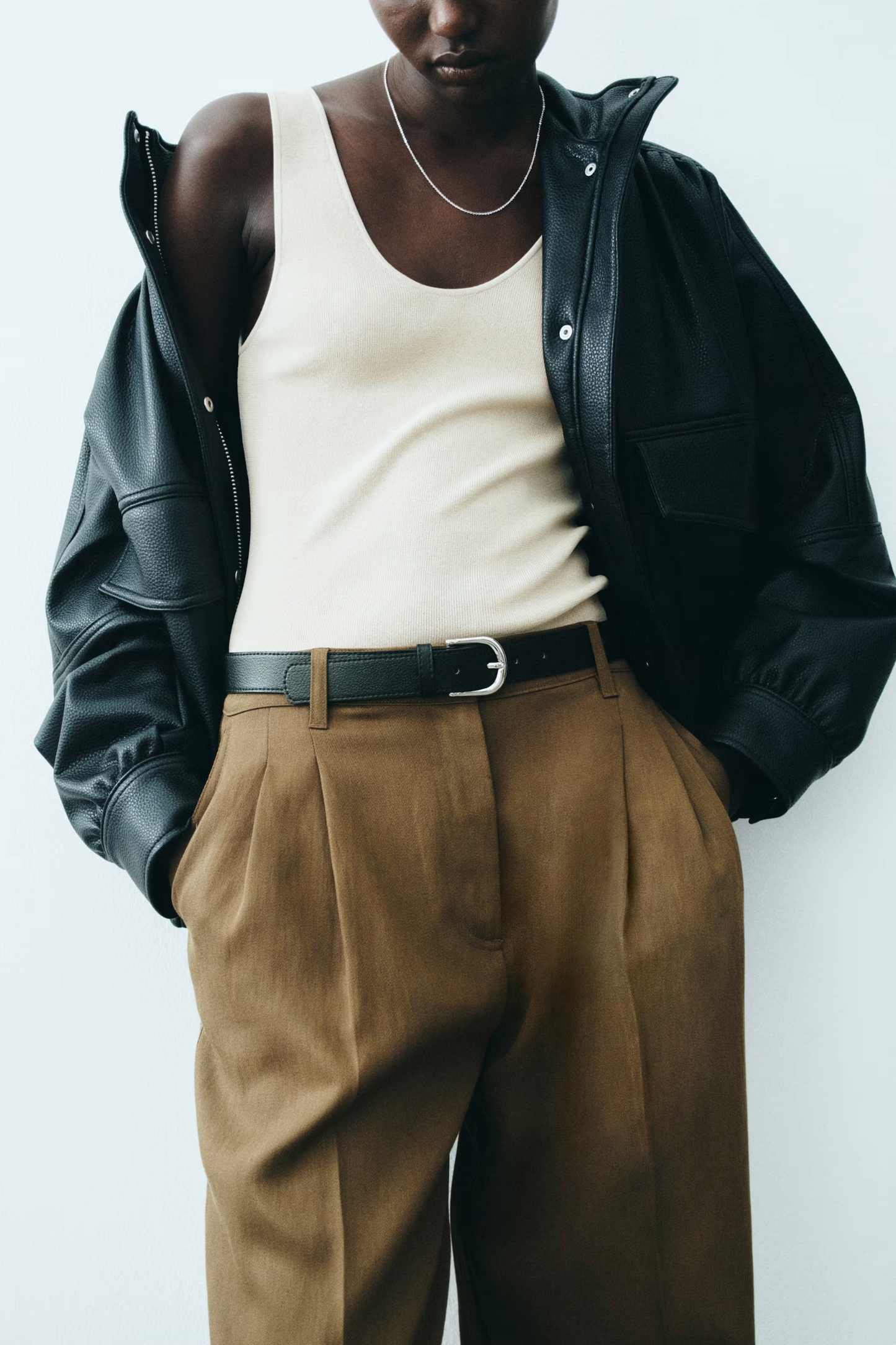 Linen-blend Tailored Trousers