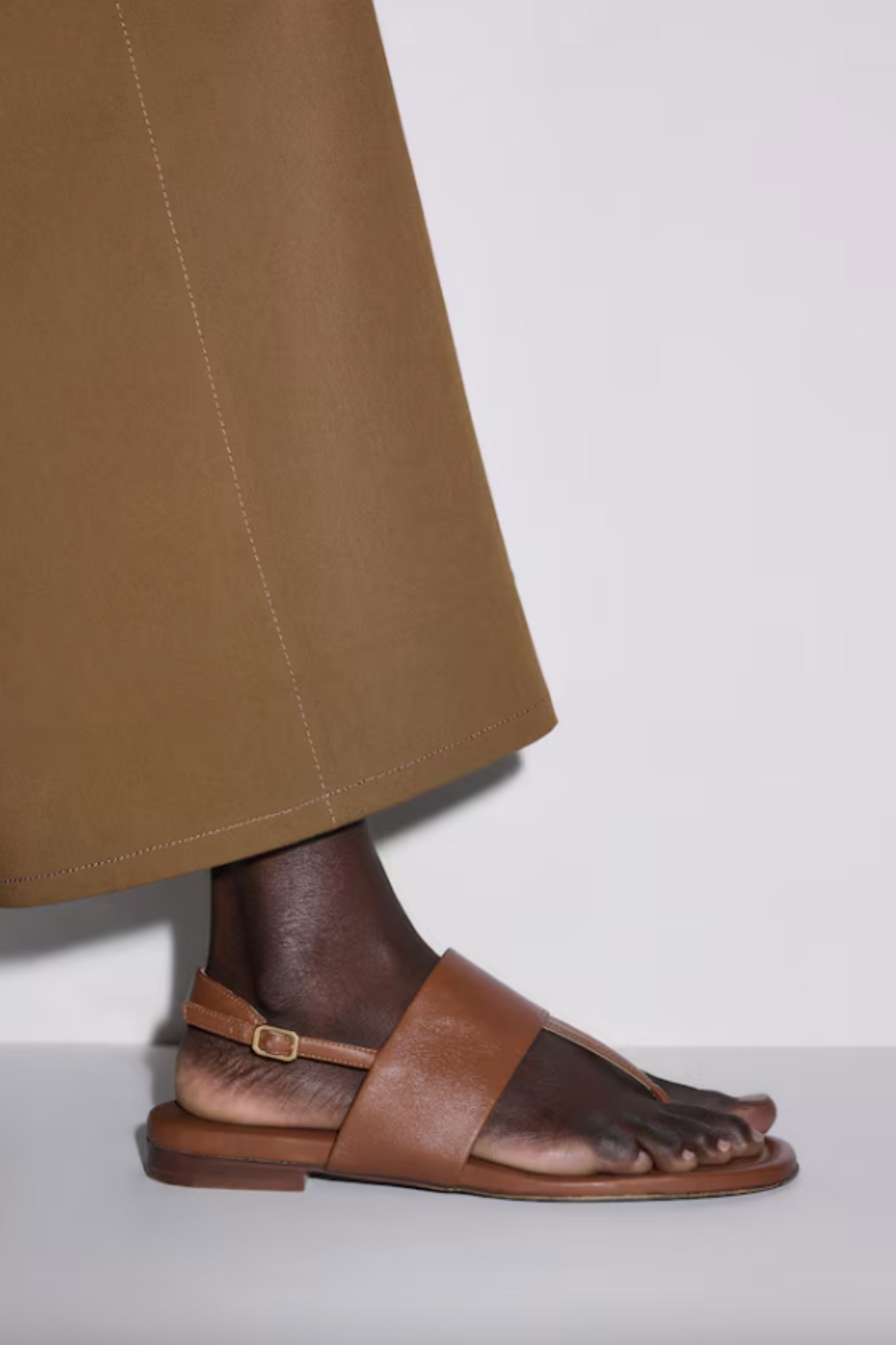 Soft Nappa Leather Minimal Sandal
