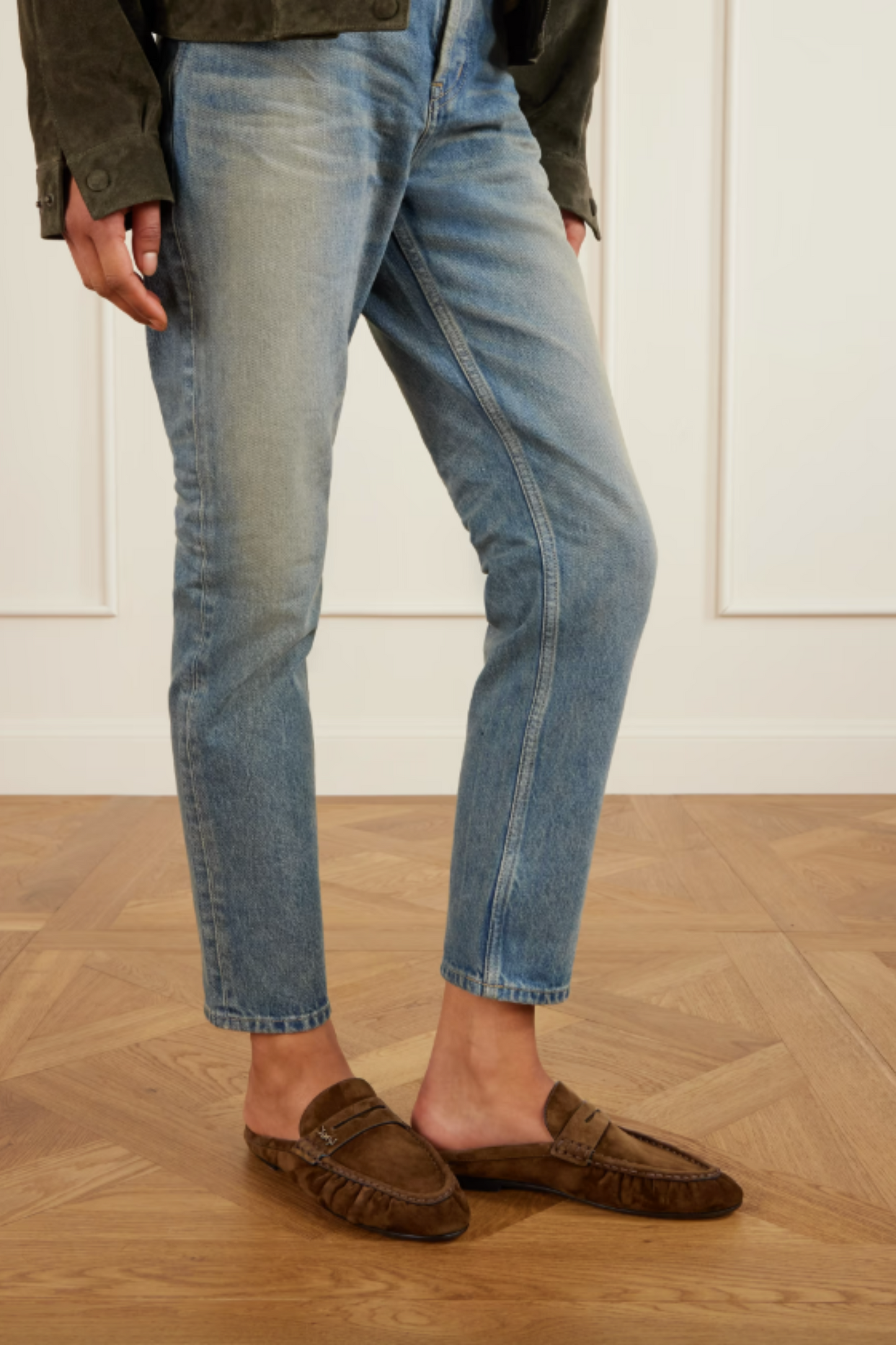 Le Loafer Suede Slippers