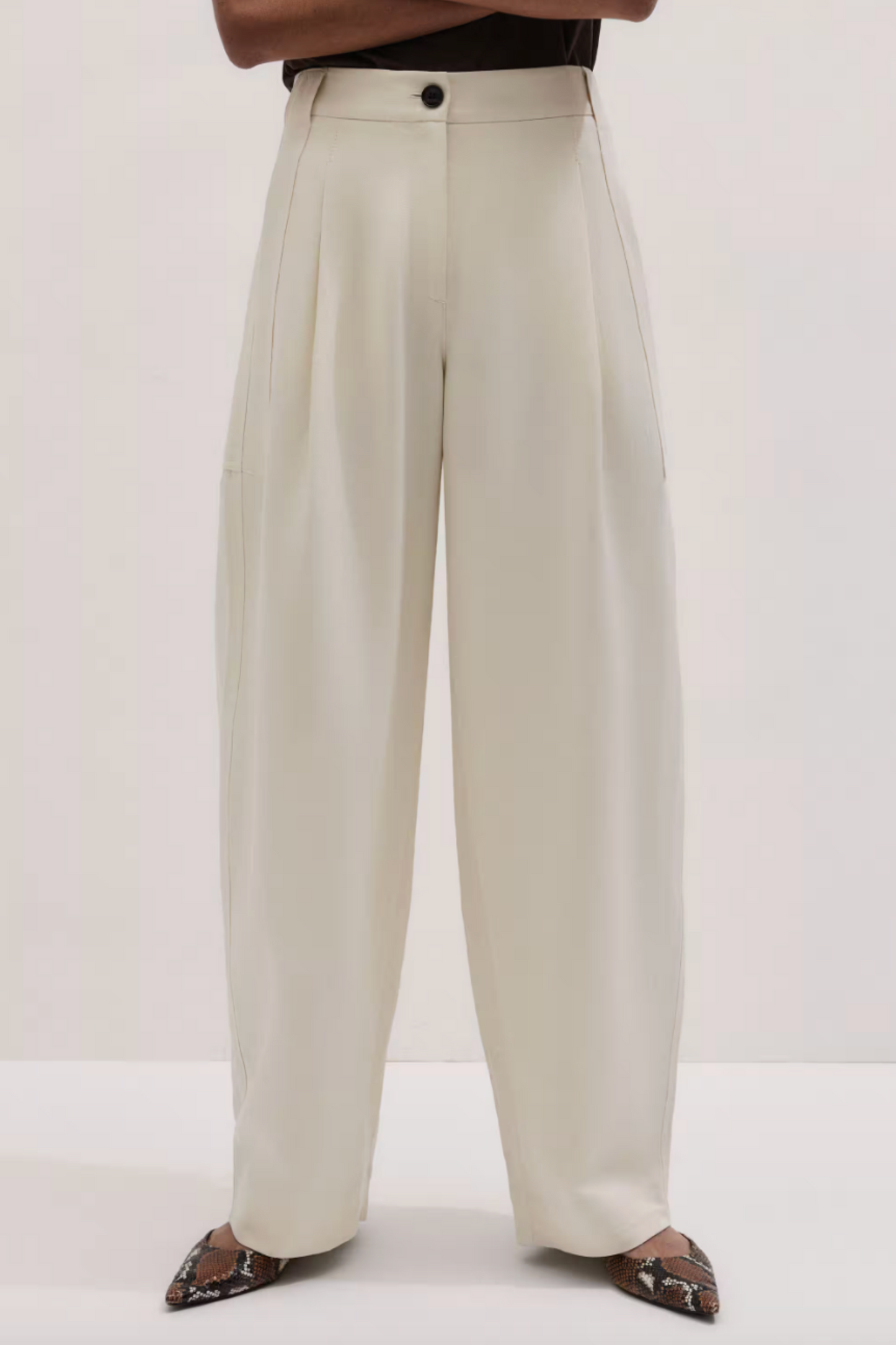 Italian Linen Blend Extreme Taper Trouser