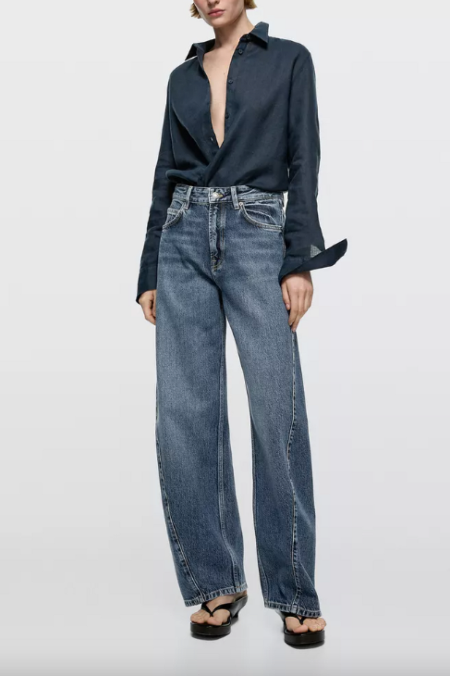 Barrel-fit Jeans