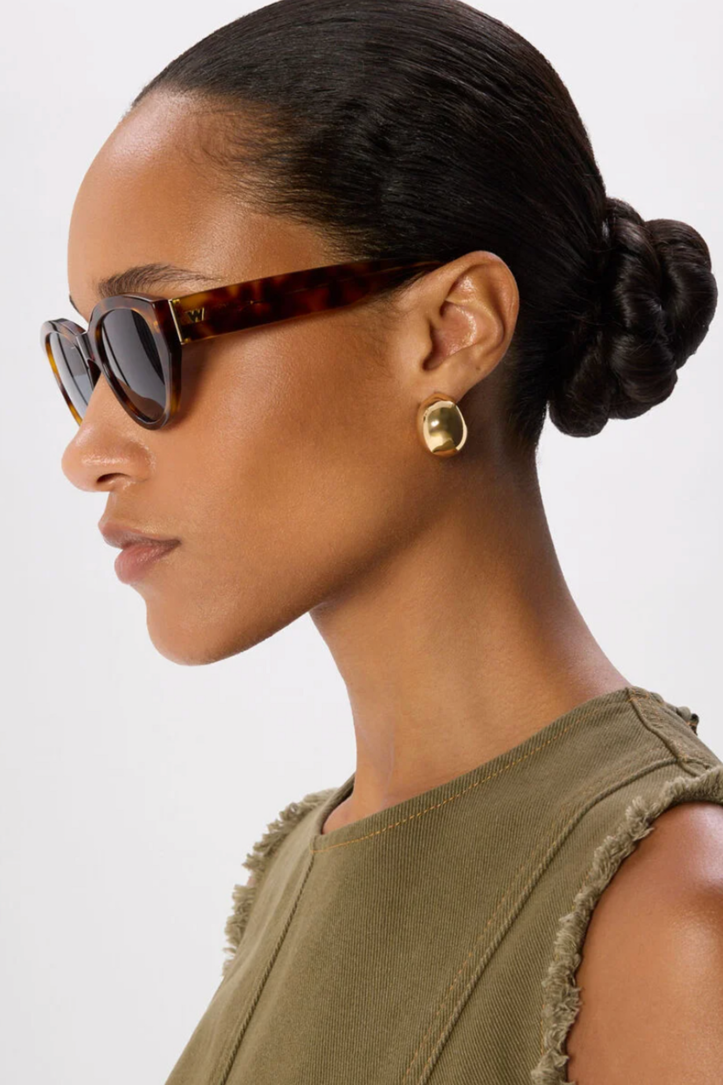 Brown Cat Eye Sunglasses