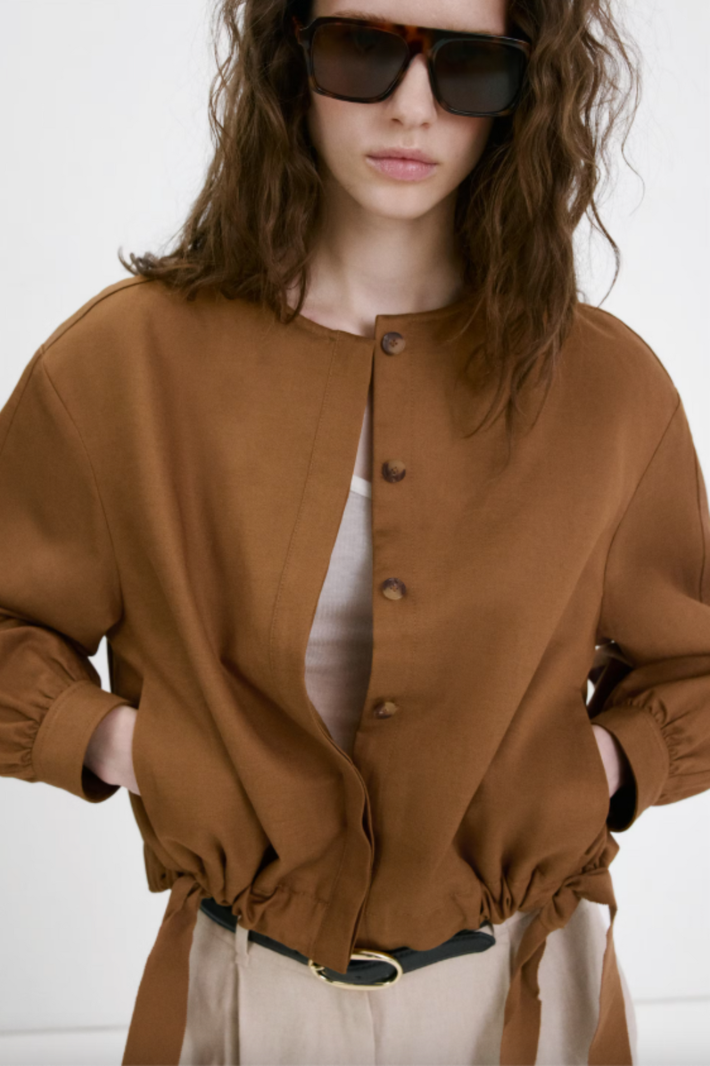 Lyocell Jacket with Elastics