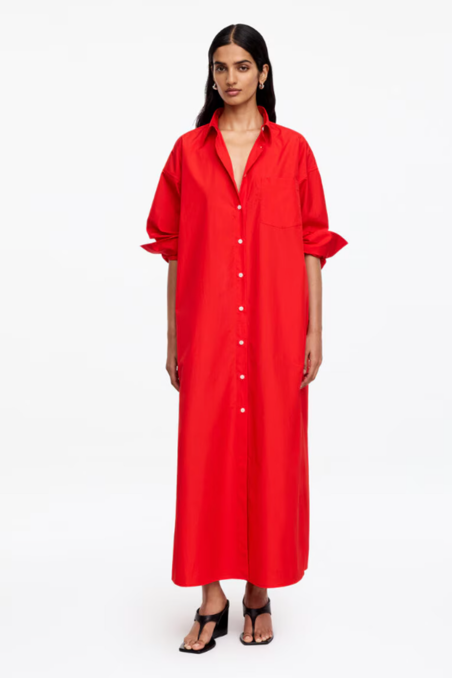 Cotton Shirt Dress