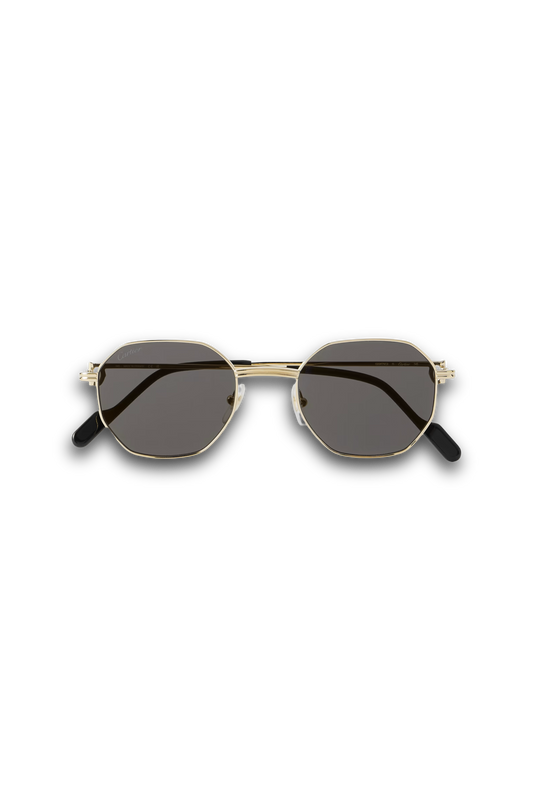 Première de Cartier Hexagon-frame Sunglasses