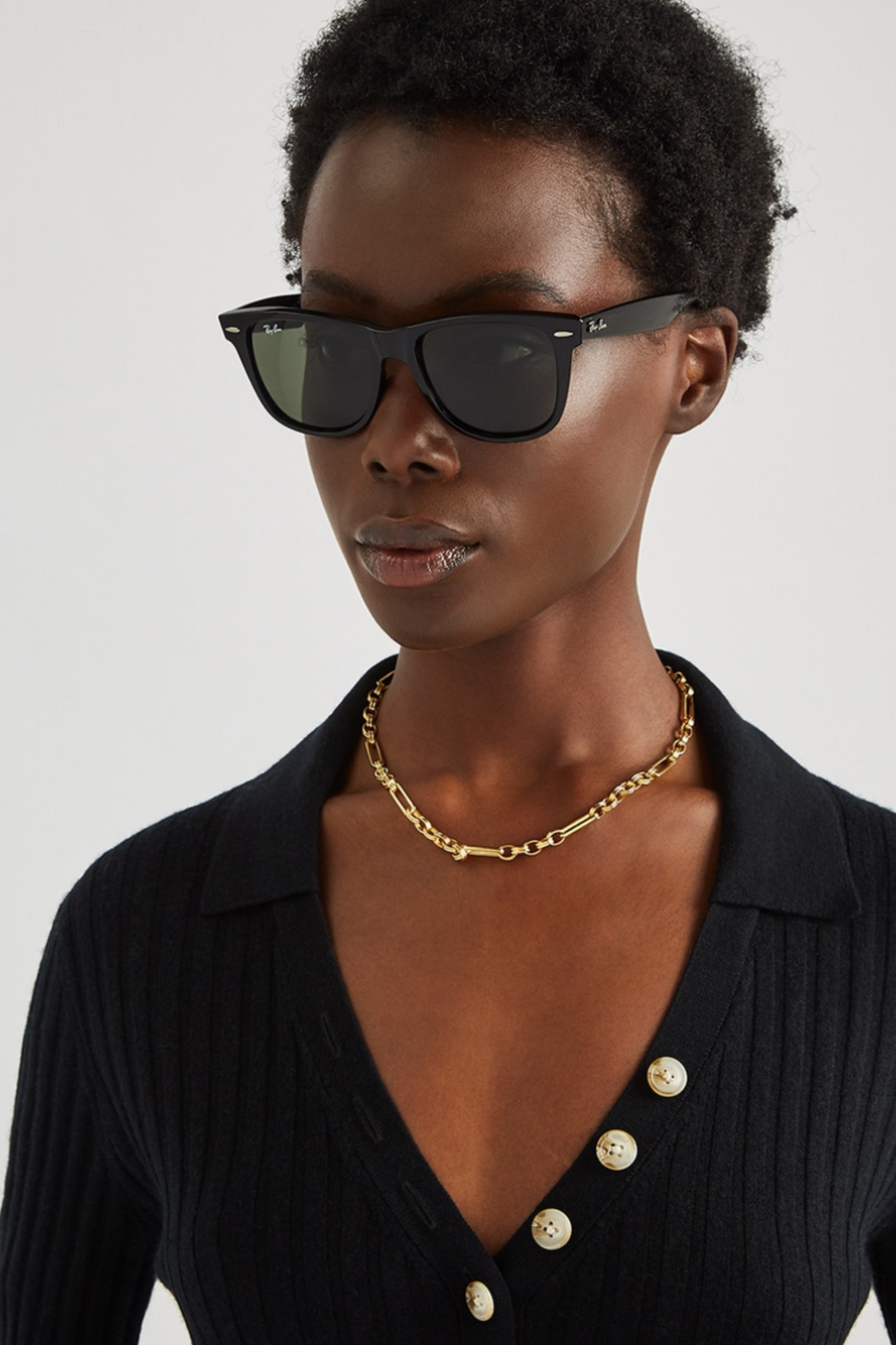 Black Wayfarer Sunglasses
