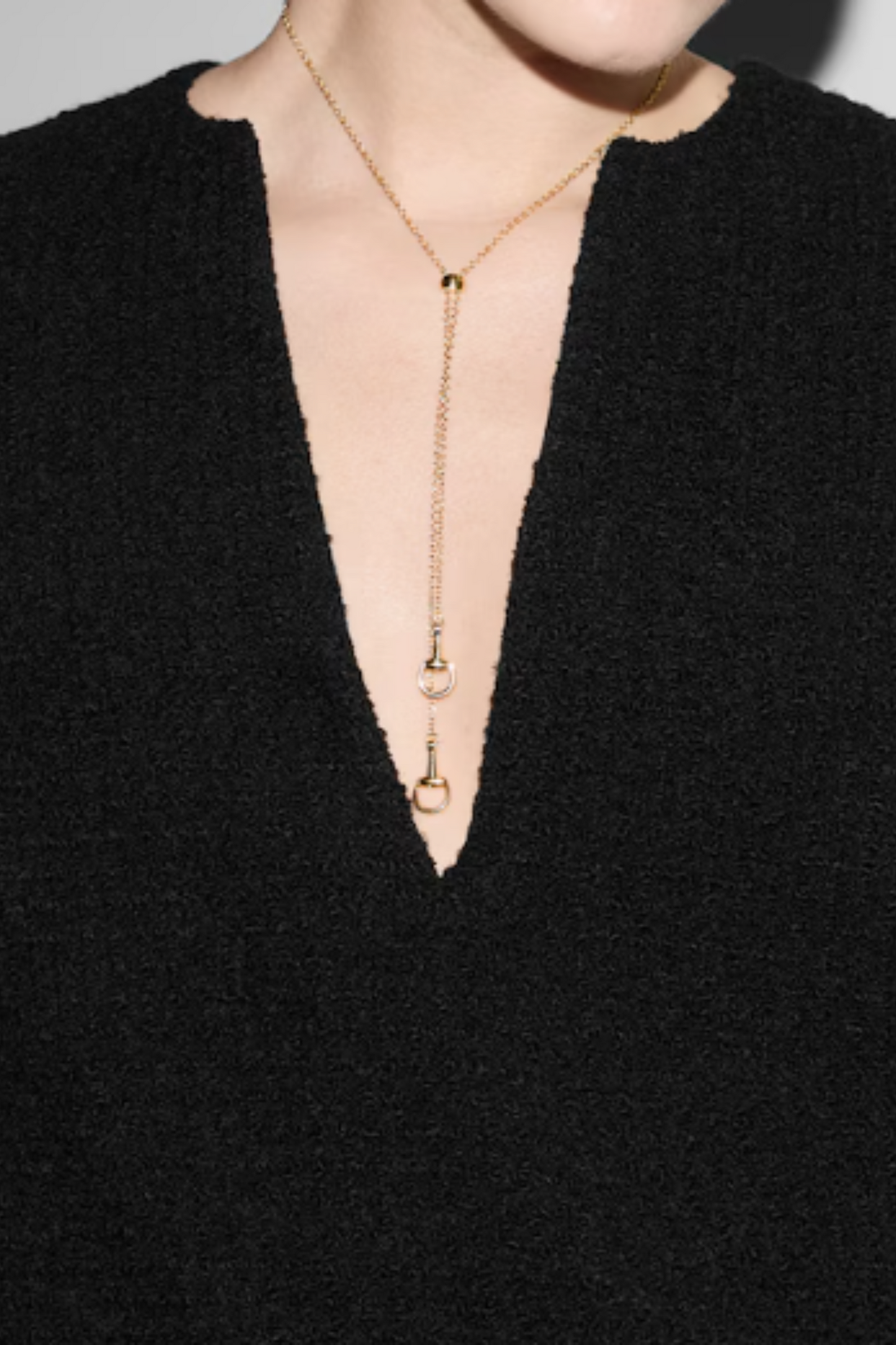 Horsebit 18K Pendant Necklace