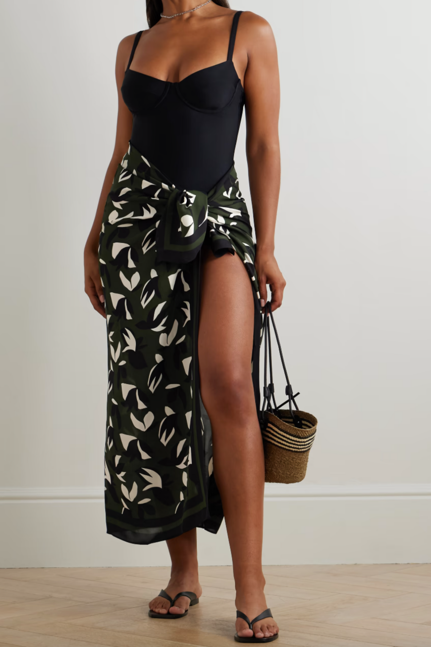 Printed Silk Georgette Pareo
