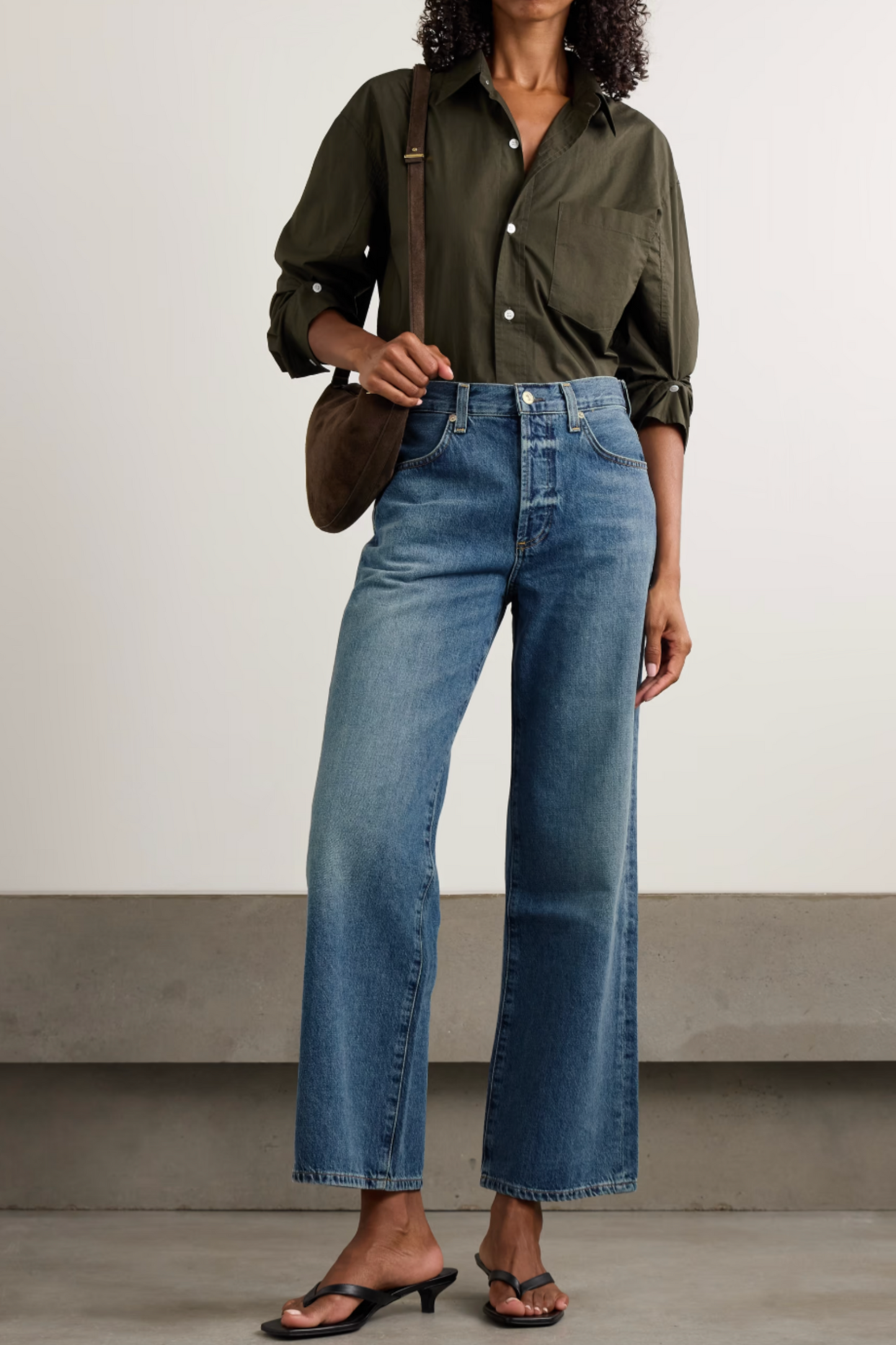 Annina High-rise Wide-leg Jeans