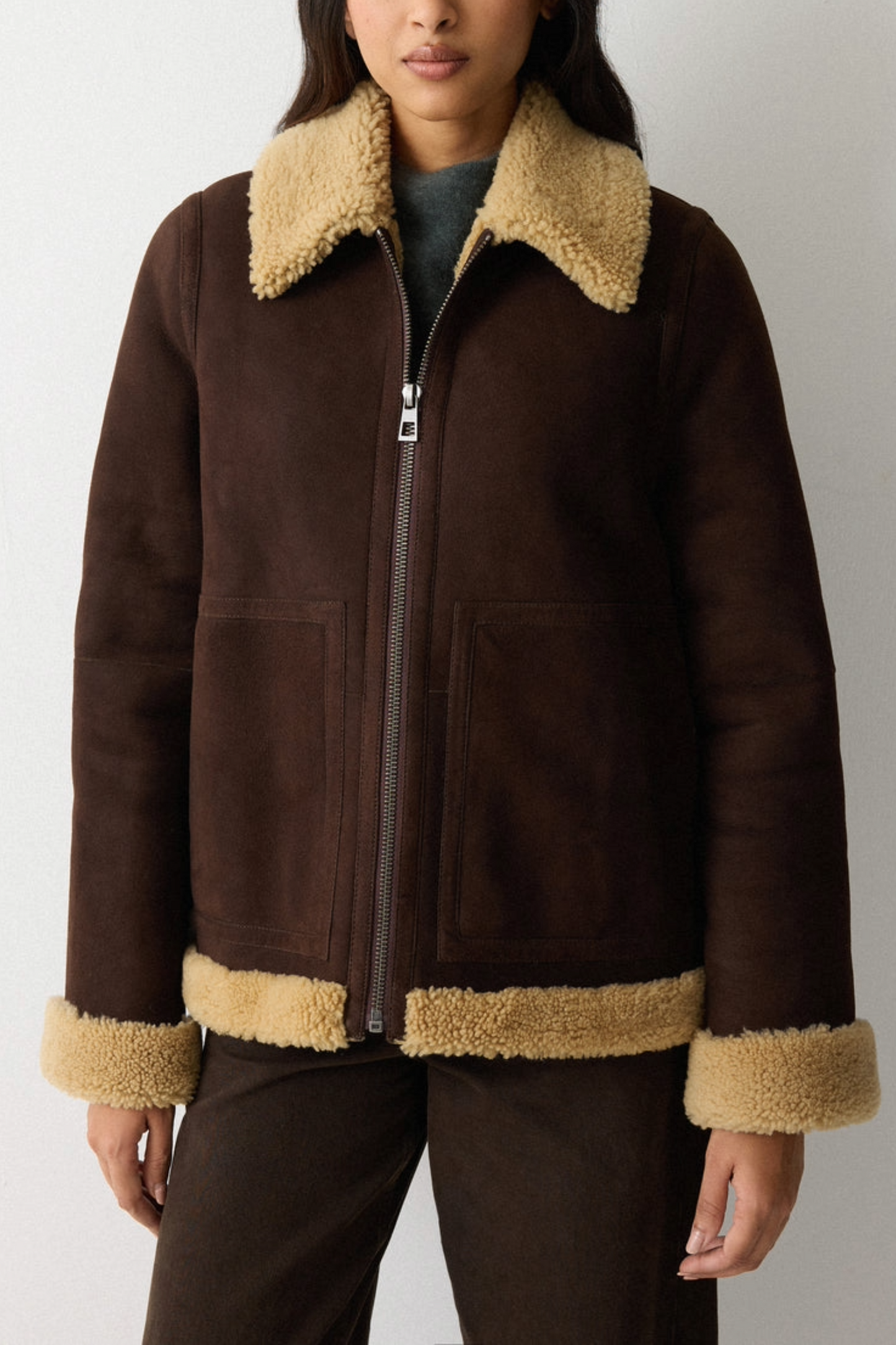 Italian Merino Shearling Coat