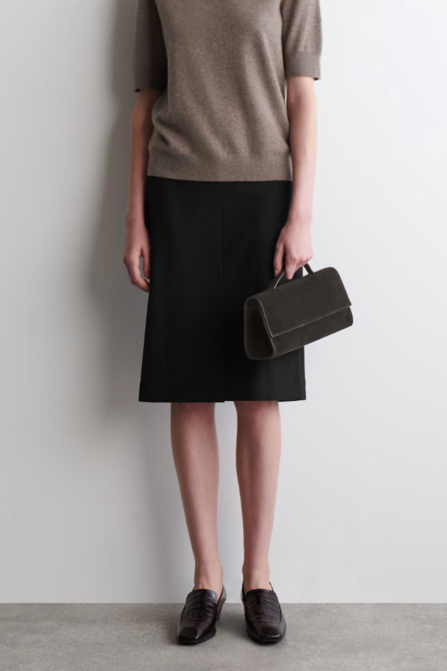 Gallery Clucth Bag - Suede
