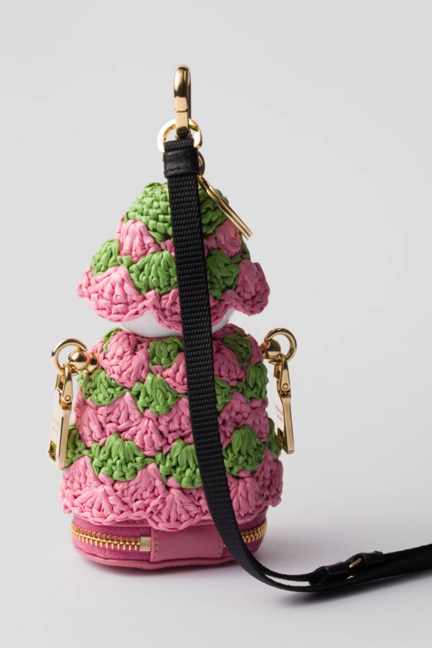Soft Robot Crochet Bag Pendant