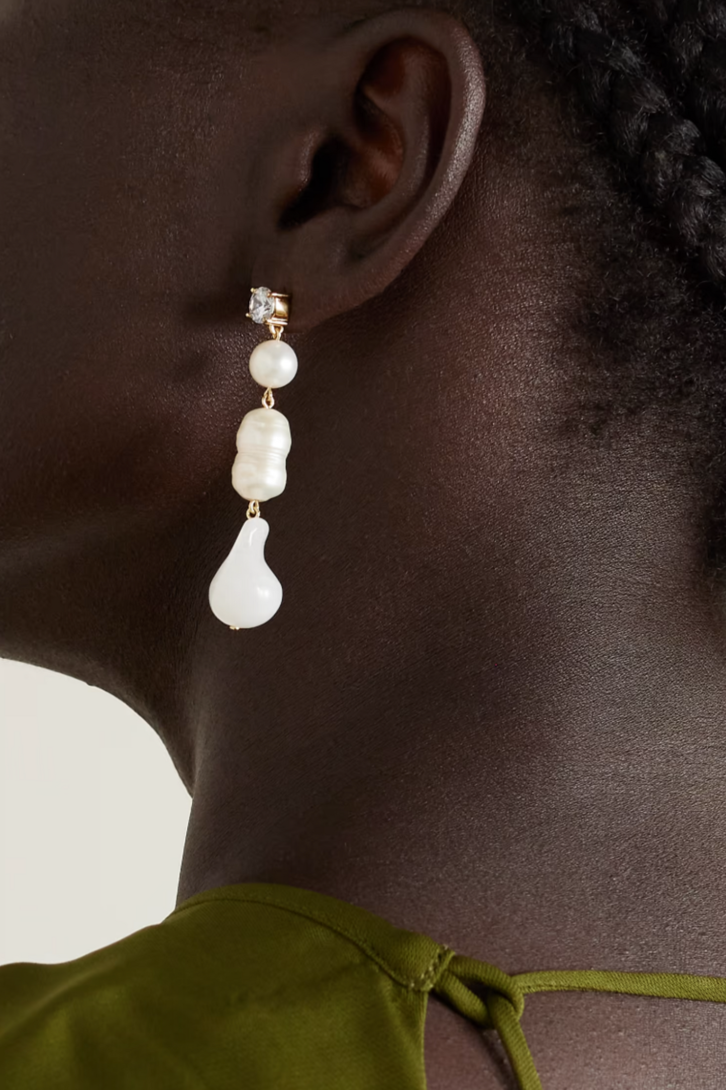 Recycled Gold Vermeil Multi Stone Earrings