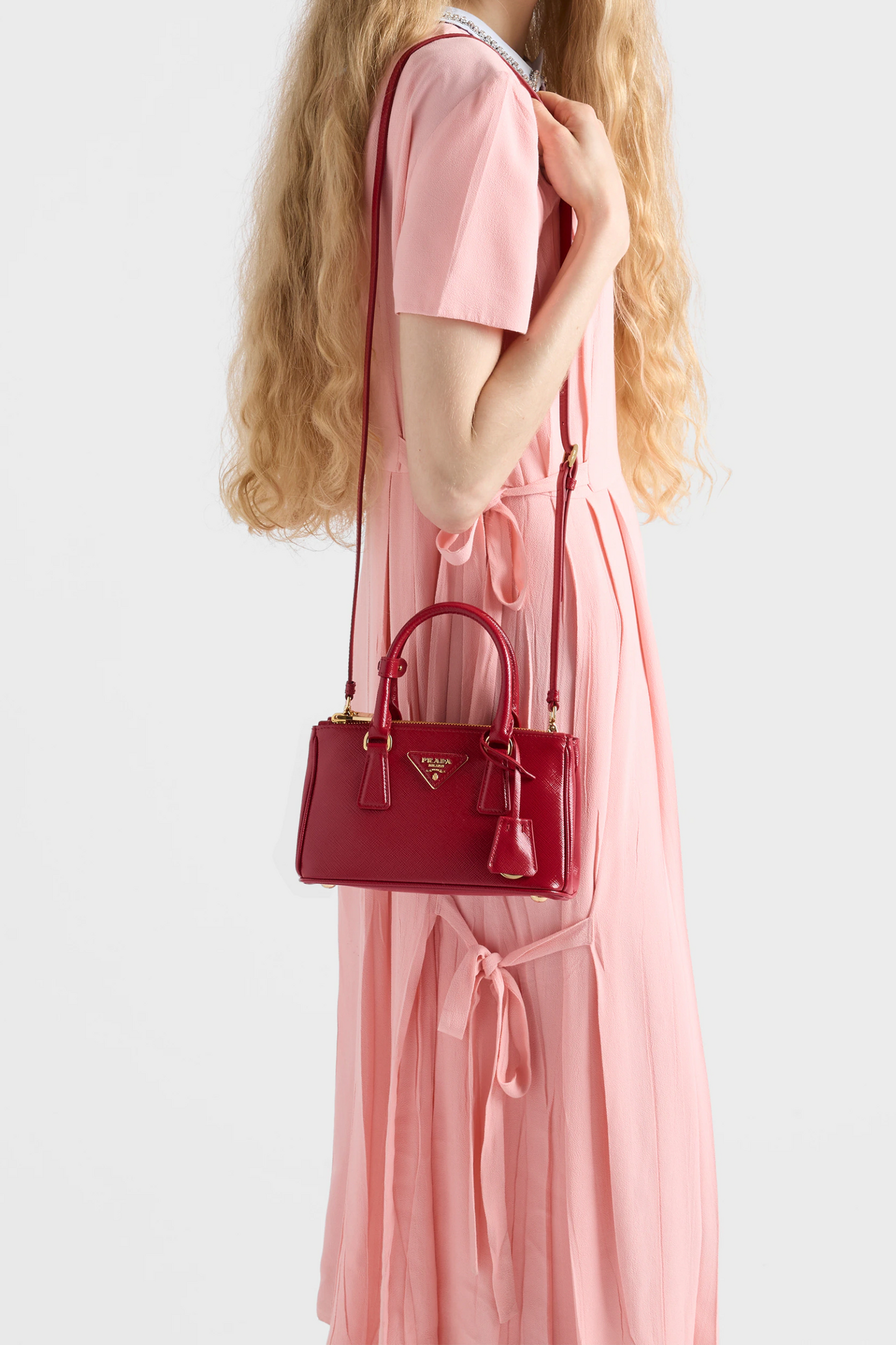 Galleria Patent Saffiano Leather Mini-bag
