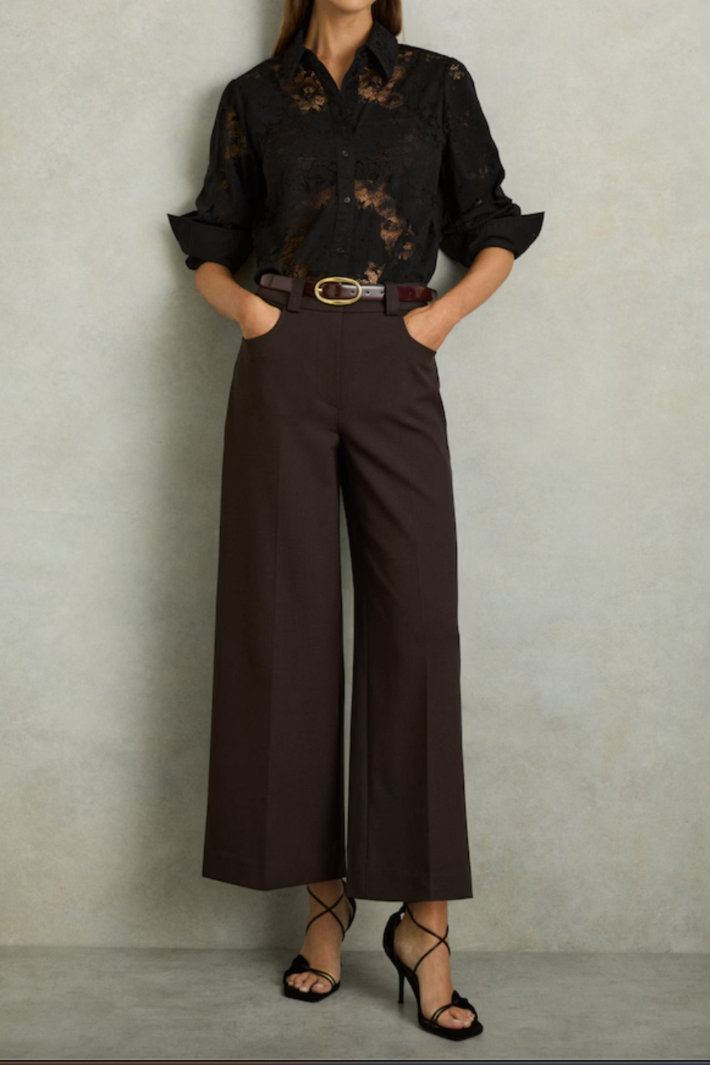 Twill Culotte Trousers