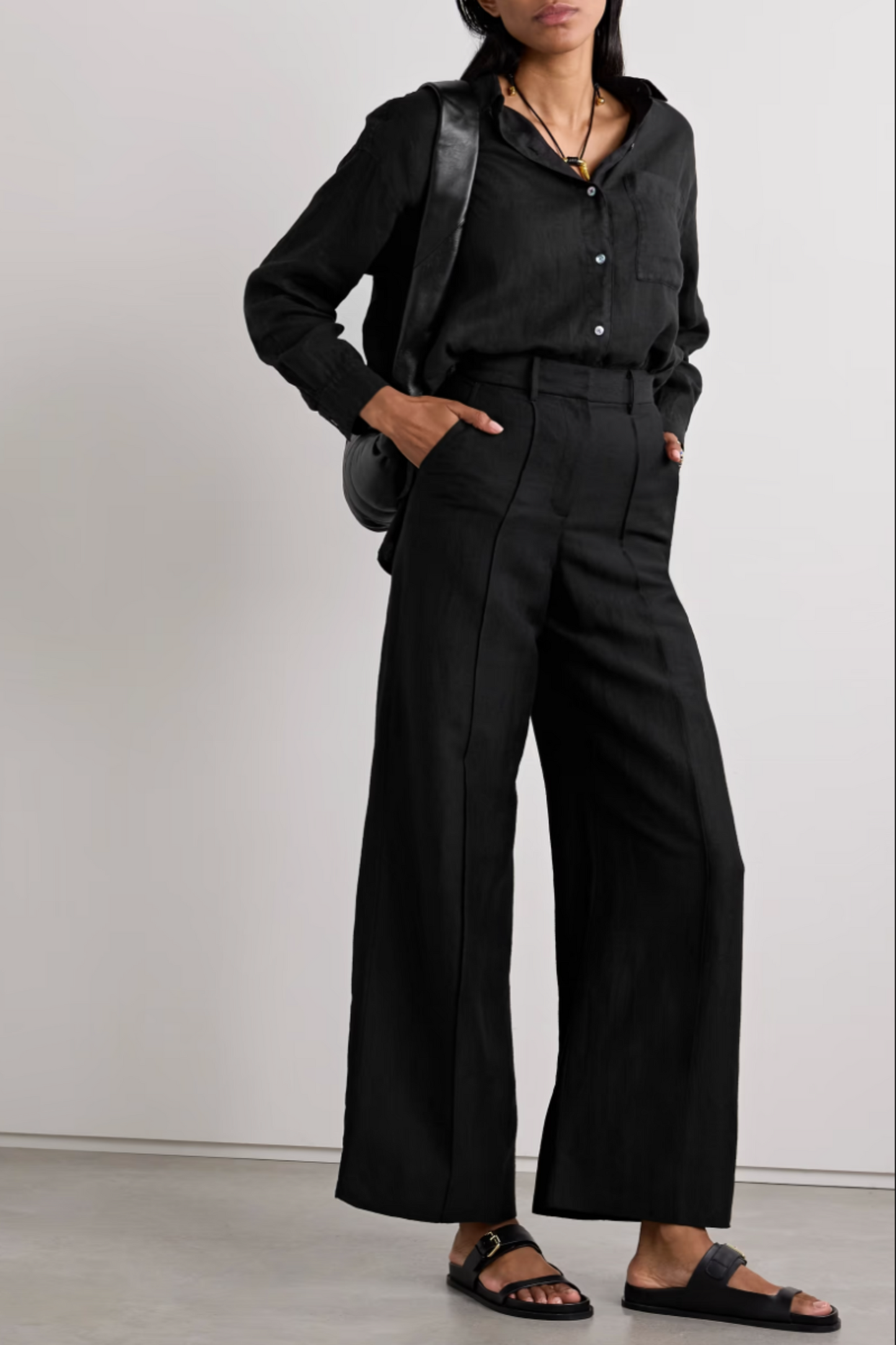 Black Linen Shirt