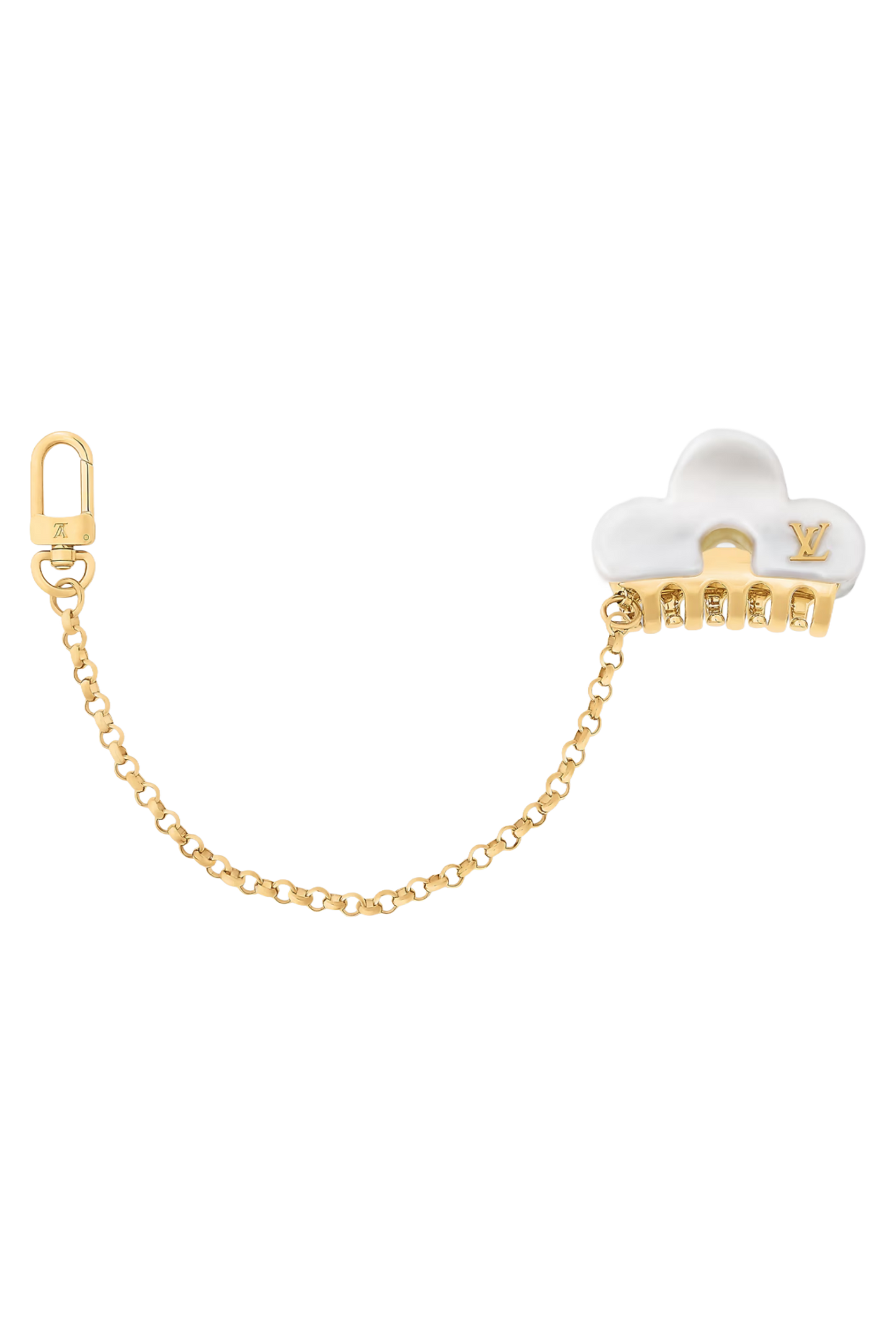 LV Hair Clip Bag Charm