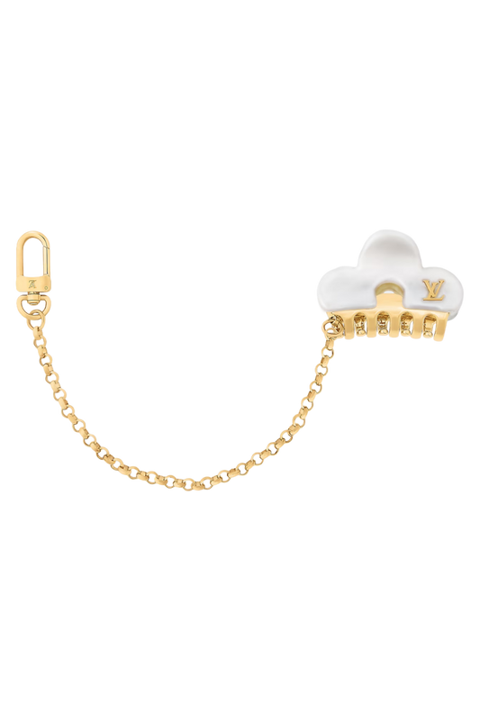 LV Hair Clip Bag Charm