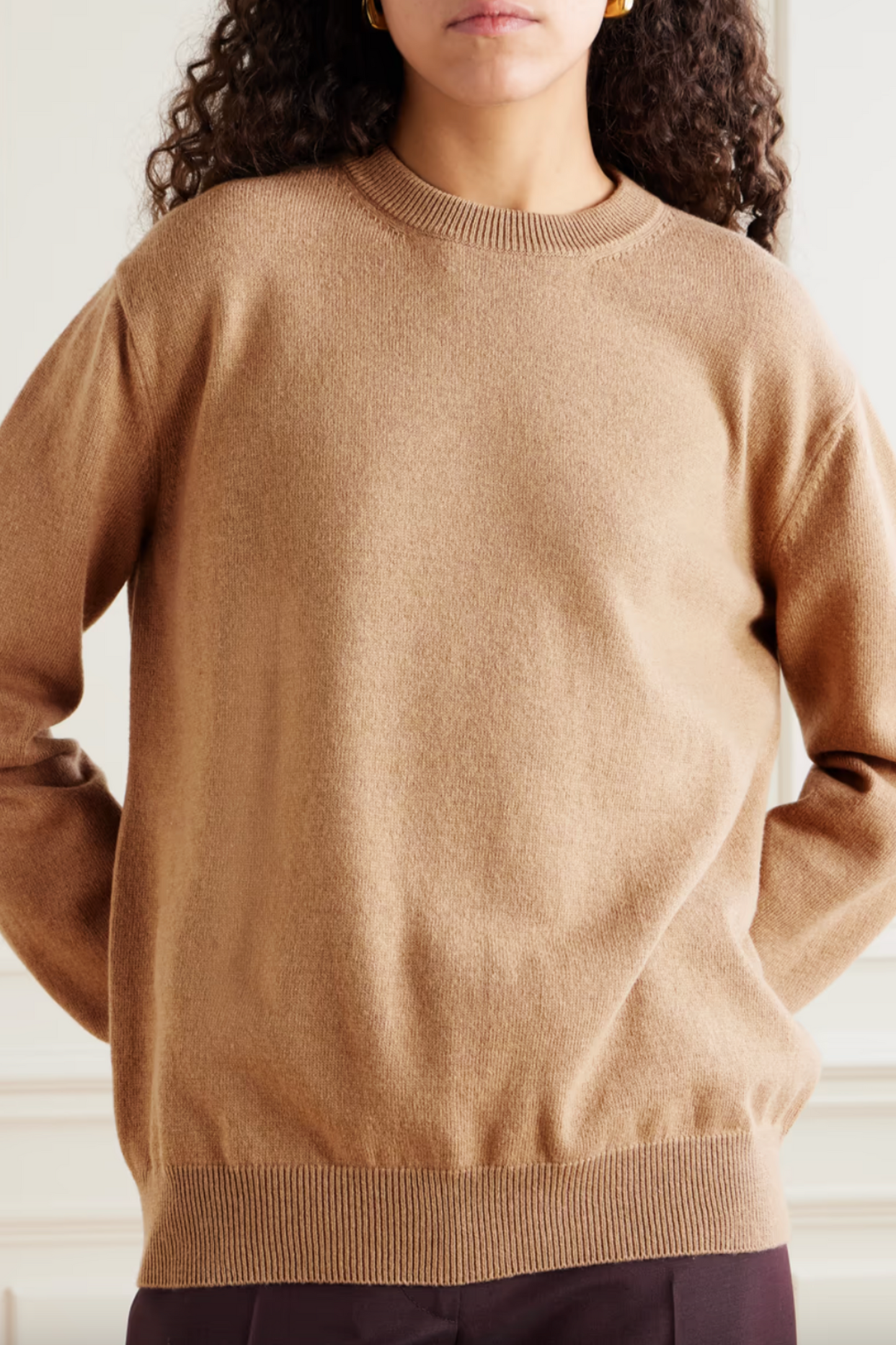 Cashmere and Cotton-Blend Sweater