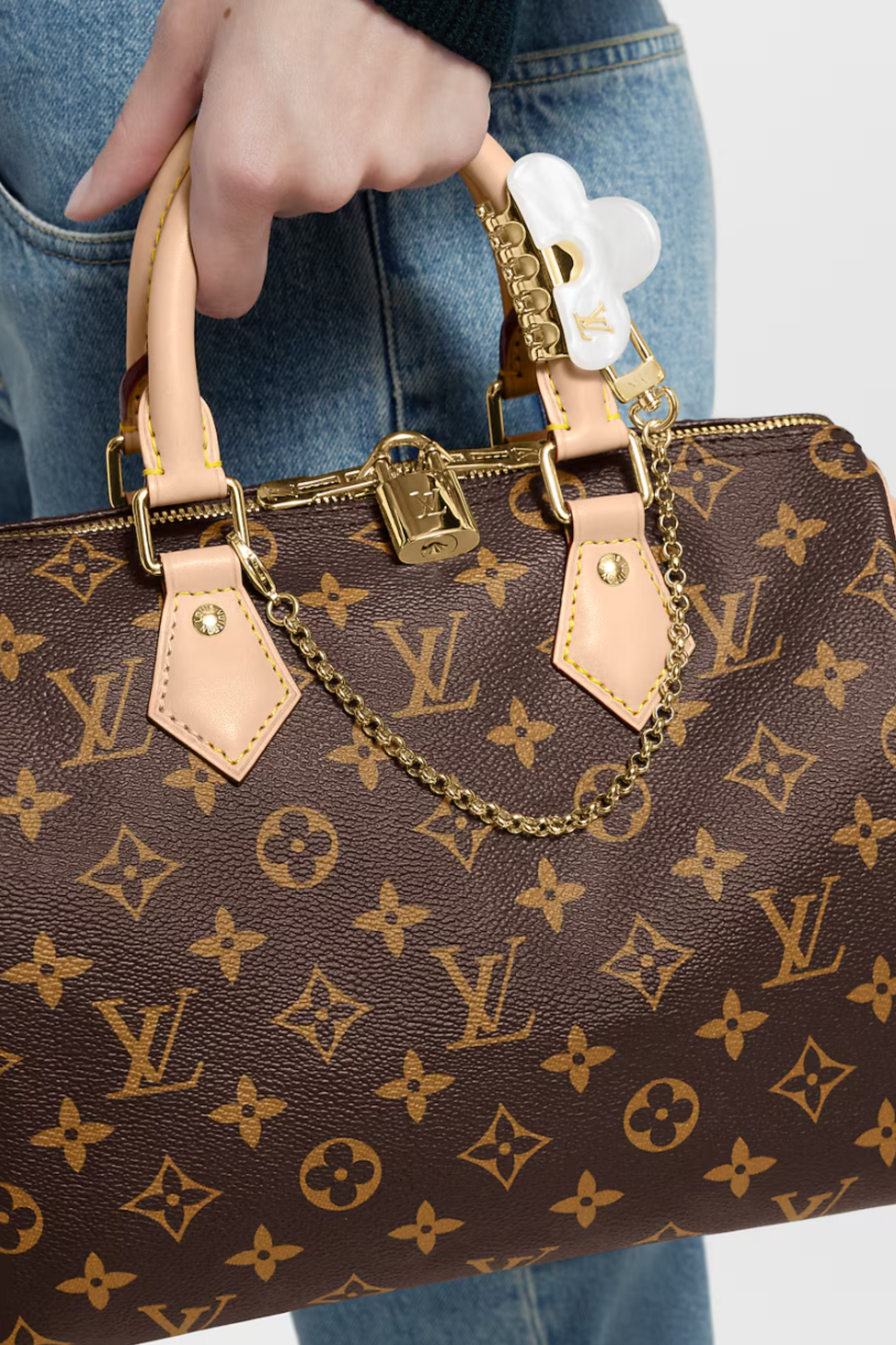LV Hair Clip Bag Charm
