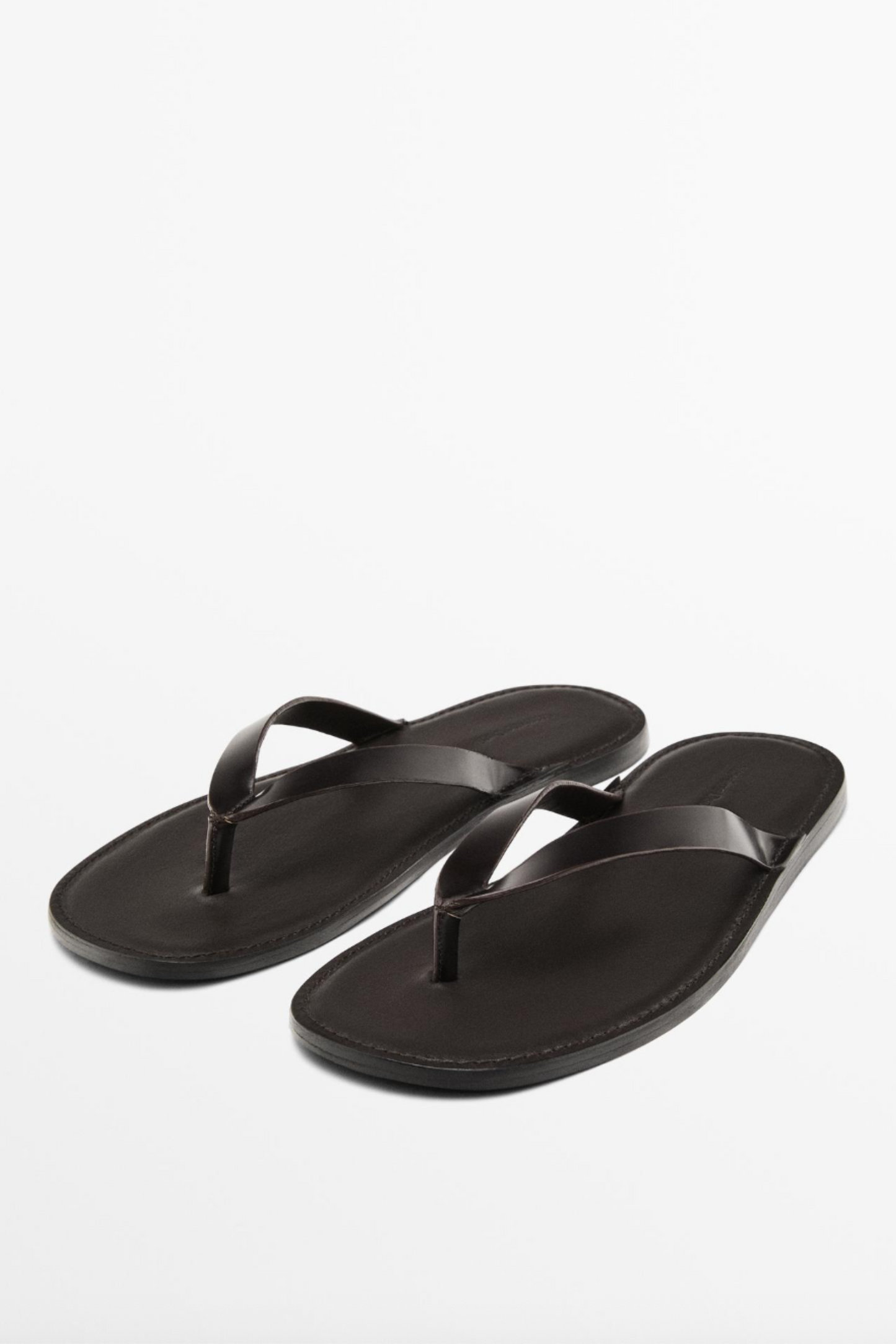 Leather Sandals With Toe Divider