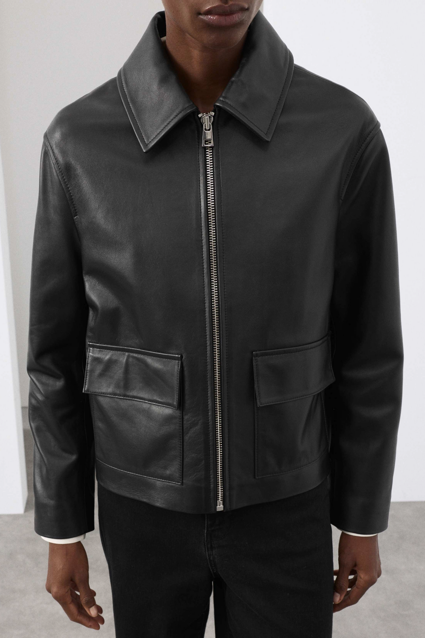 Pure Leather Trucker Jacket