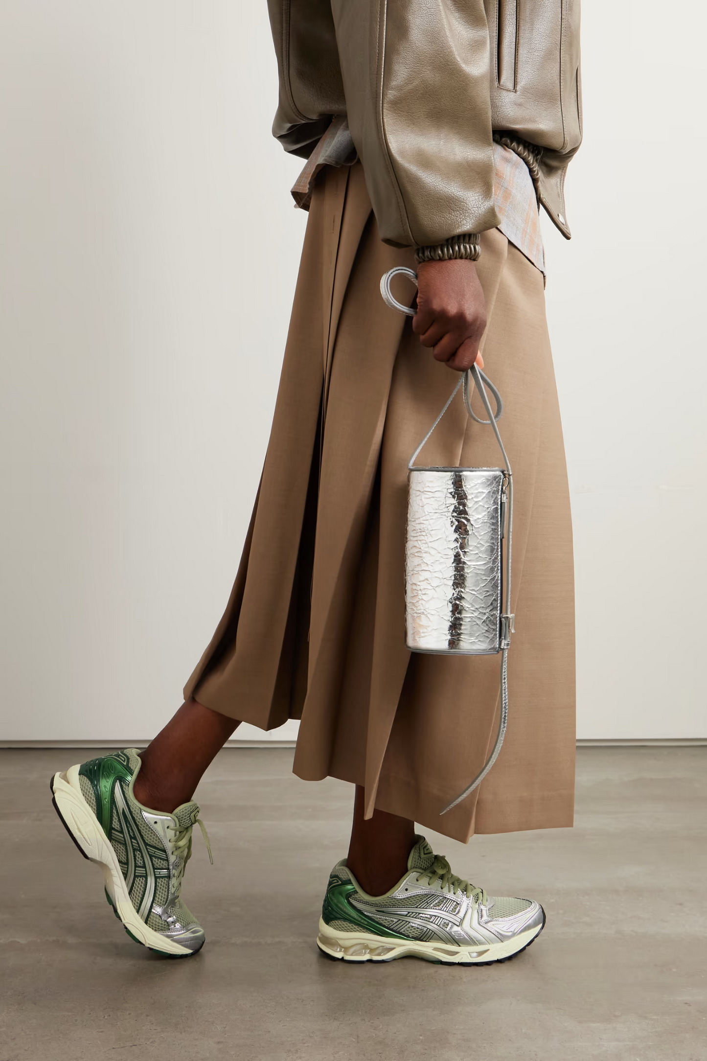 GEL-KAYANO 14 metallic and rubber-trimmed mesh sneakers