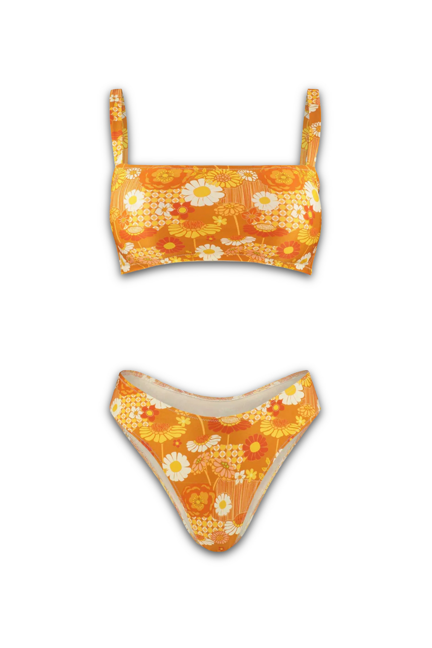 Ali Bikini Top and Felicity High-Leg Bottoms