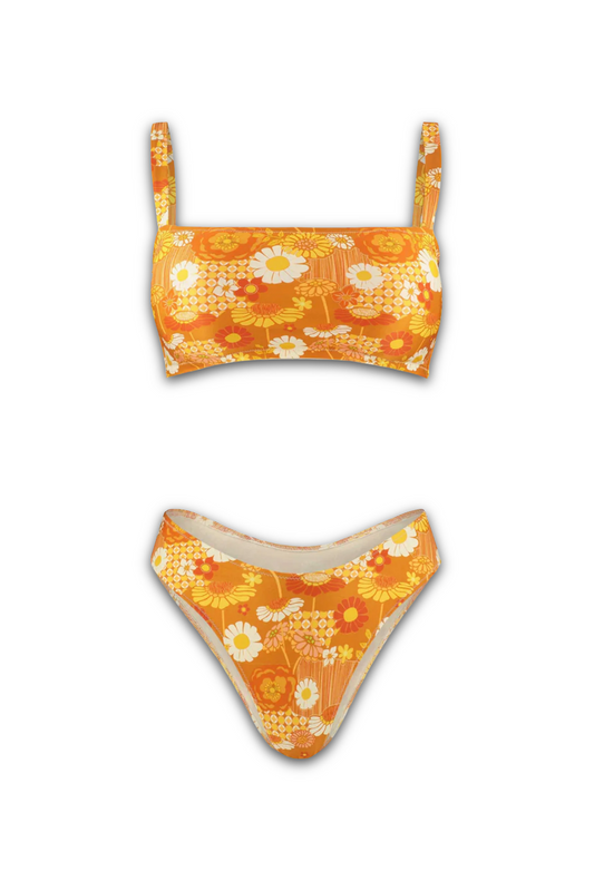 Ali Bikini Top and Felicity High-Leg Bottoms