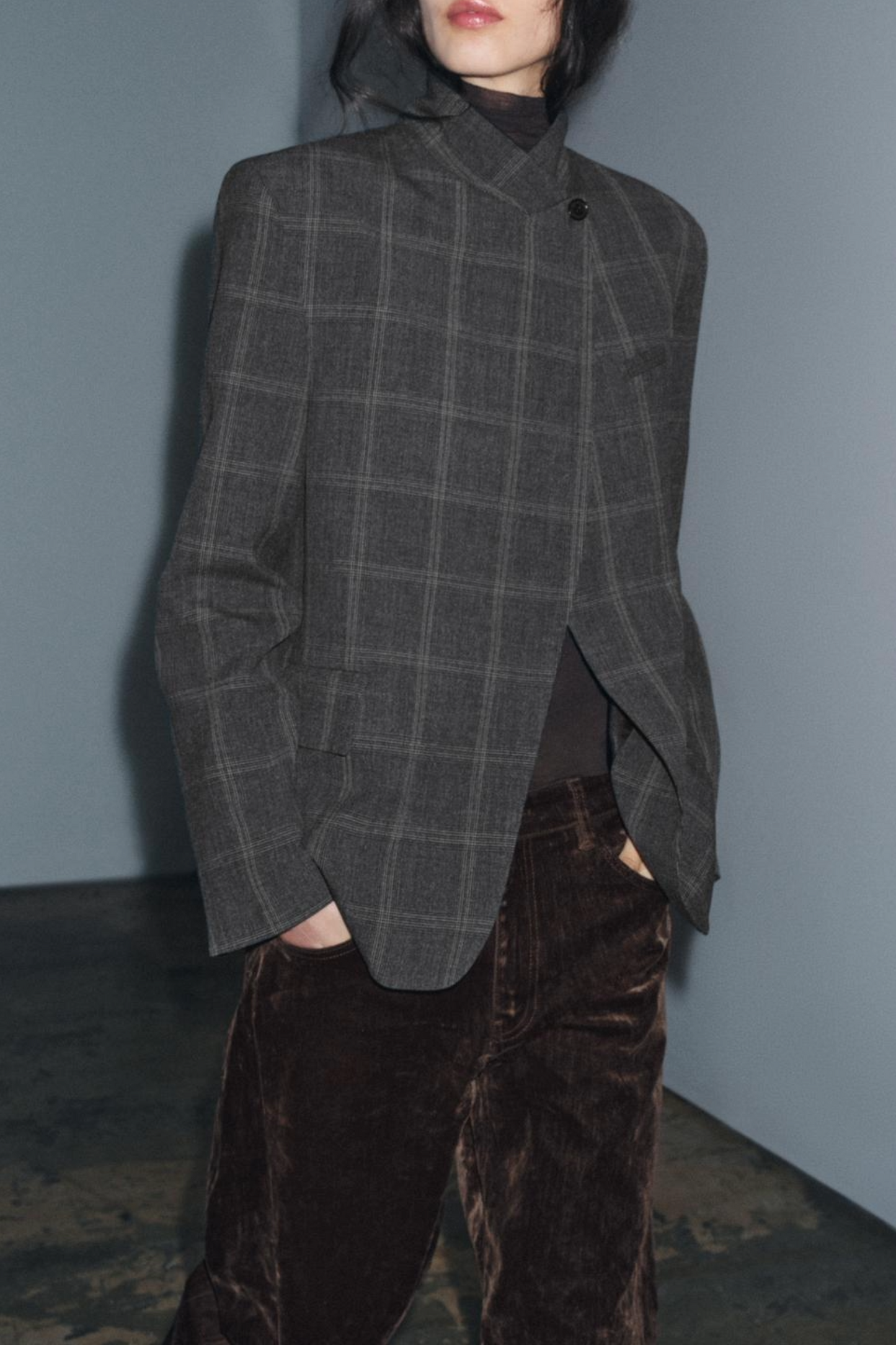 ZW Collection Limited-edition Check Blazer
