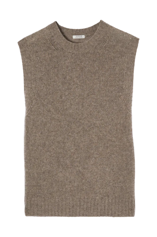 Cashmere Crew Neck Tank