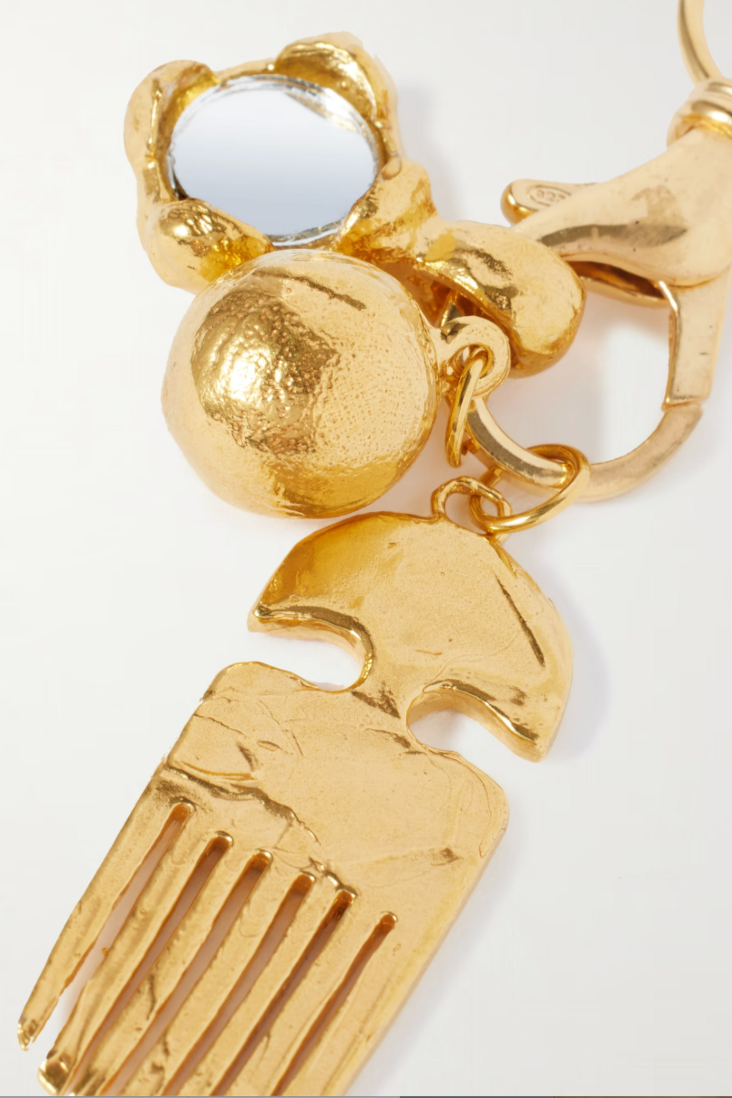 Vanity Trio Recycled Gold-Plated Charm