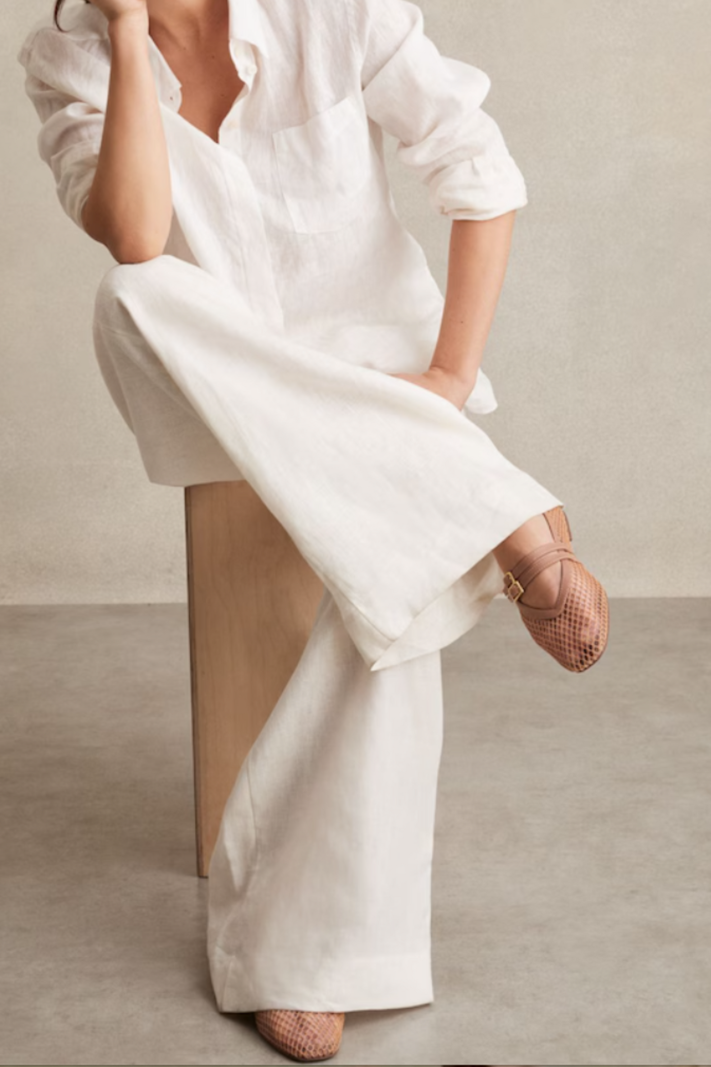 Elspeth Mesh Double-Strap Ballet Flats