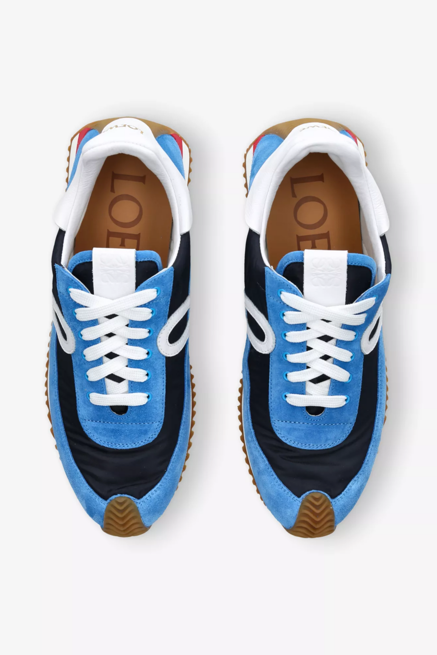 Flow Runner 2.0 Suede and Shell Low-Top Trainers