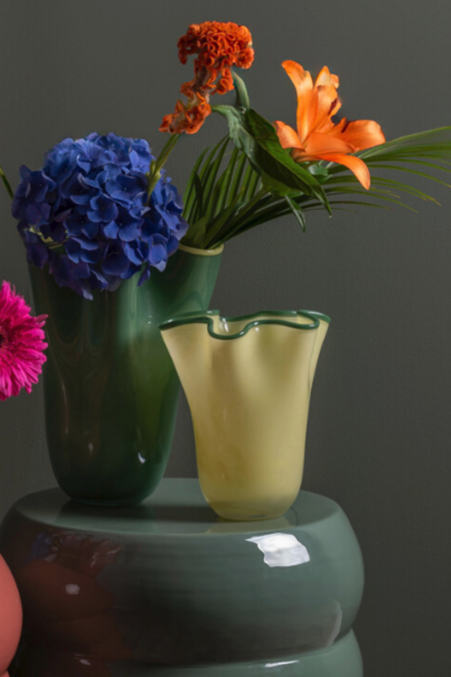 Ruffles Glass Vase Medium