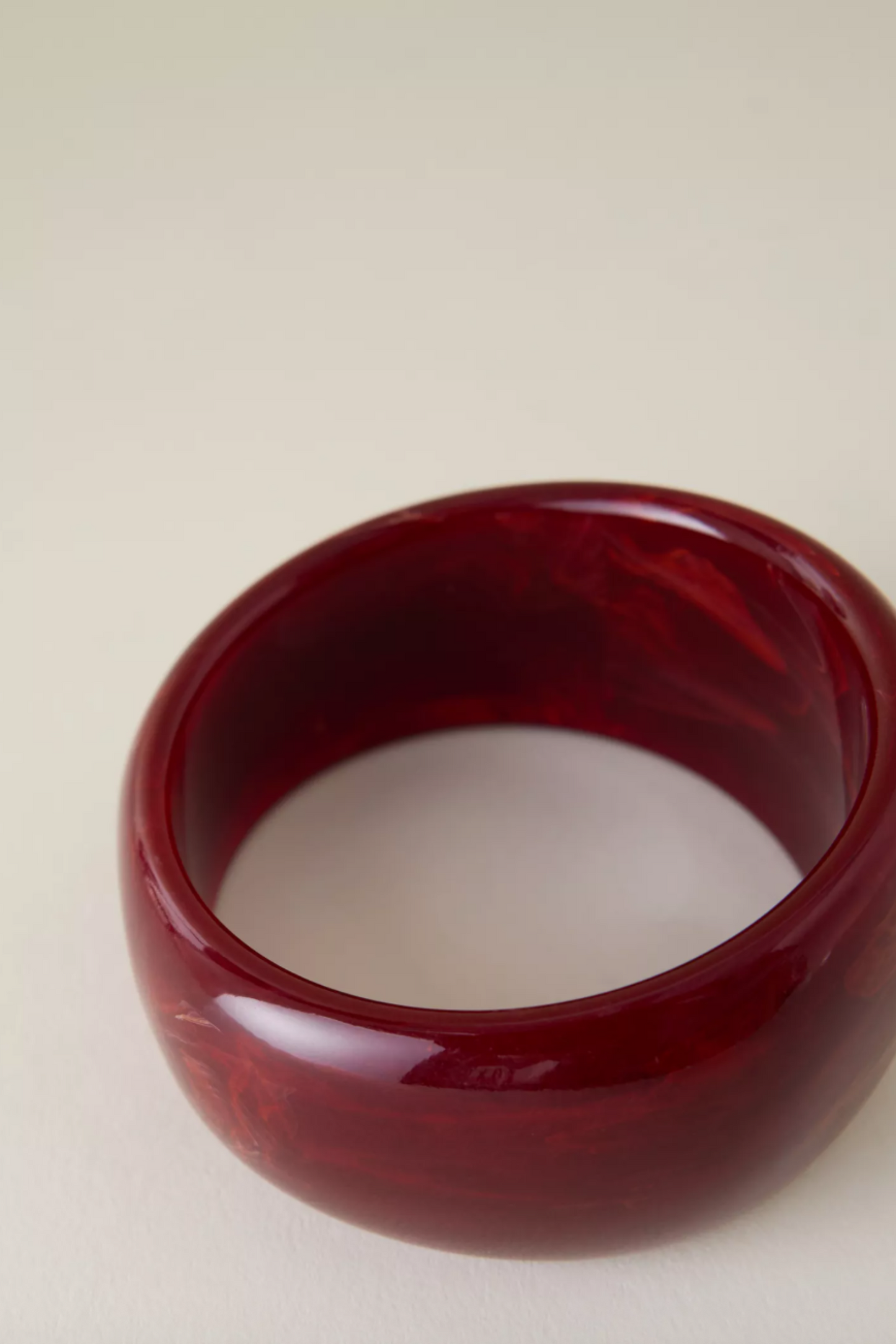 Resin Statement Bangle Bracelet