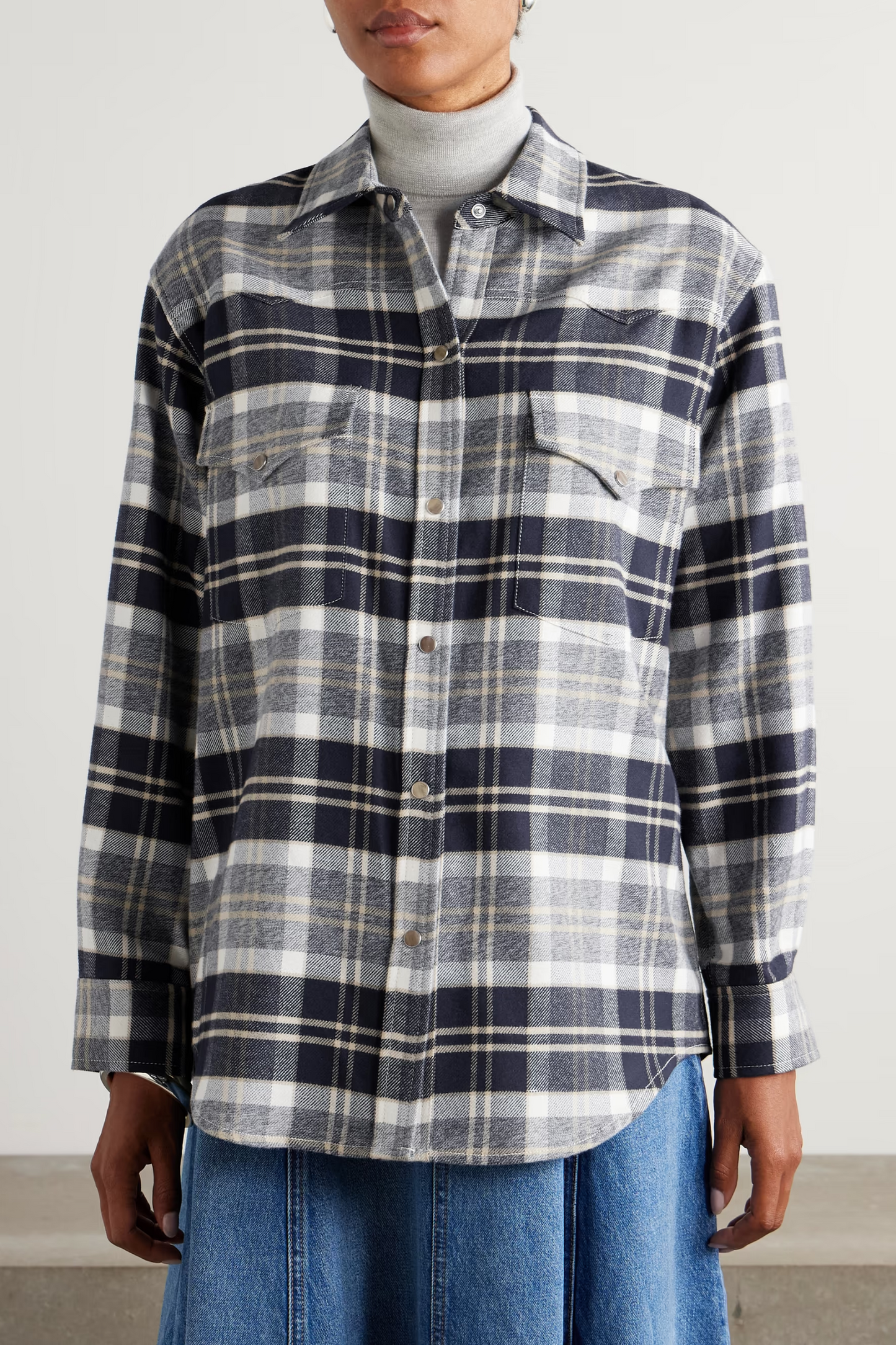 Dutton Checked Cotton-flannel Shirt