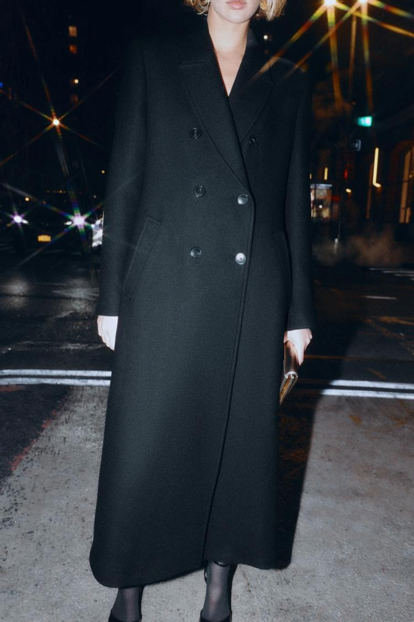 Long Double-breasted Coat