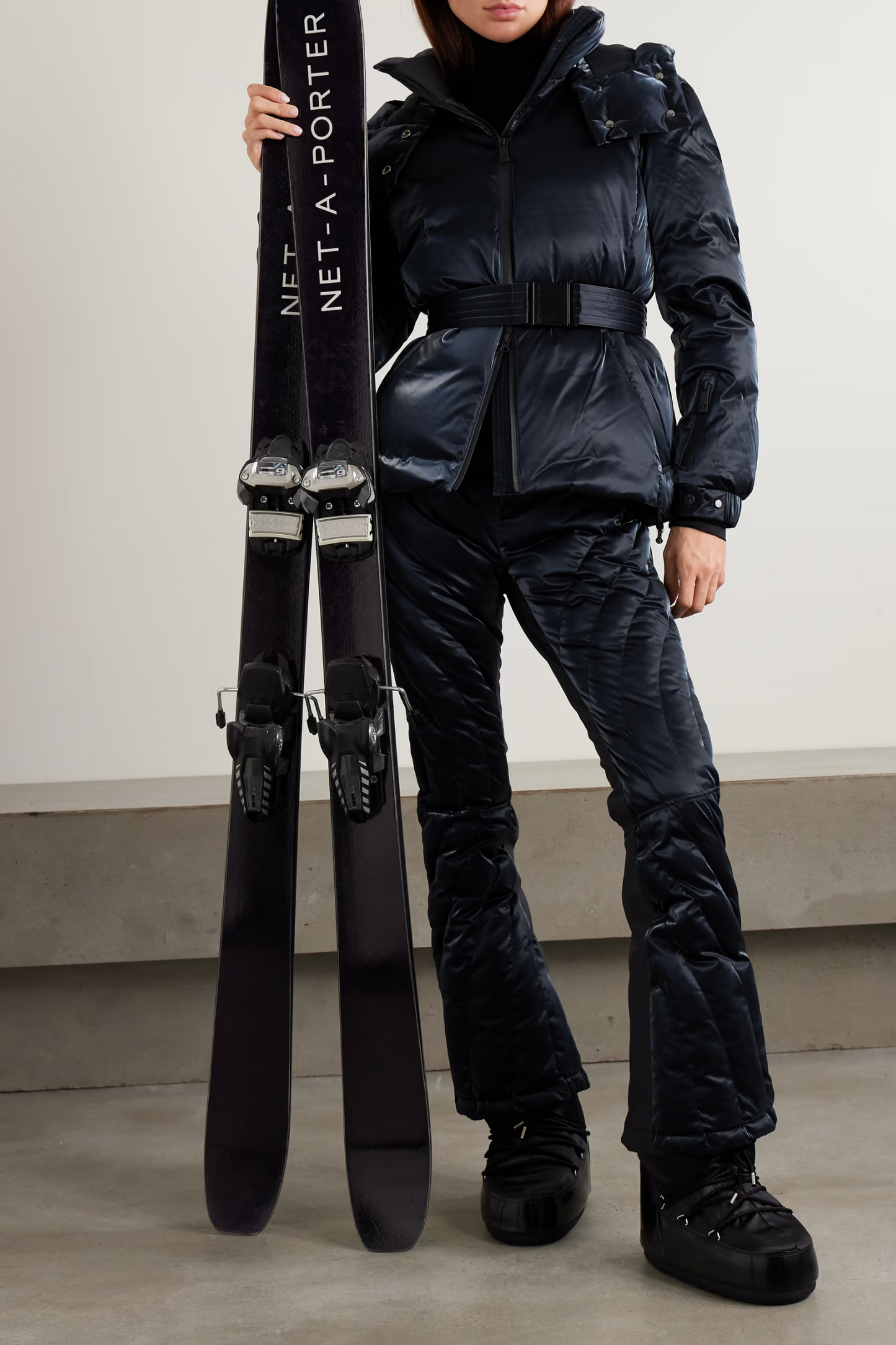 + Johnnie Walker Candice Belted Quilted Down Ski Jacket
