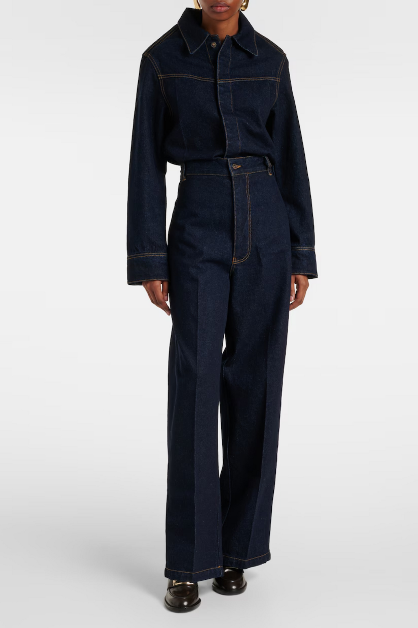 High-rise Wide-leg Jeans