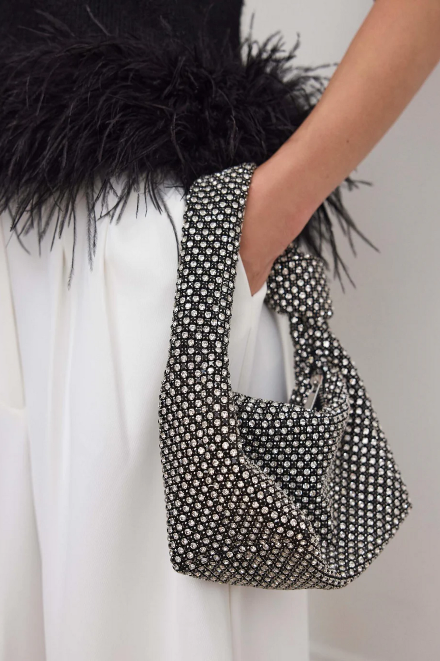 Kay Silver Diamante Grab Bag